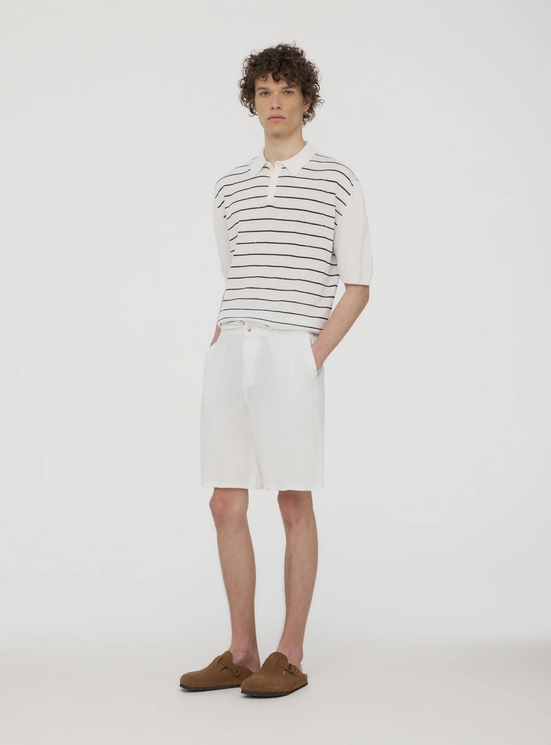 T-shirt polo a righe - Image 4