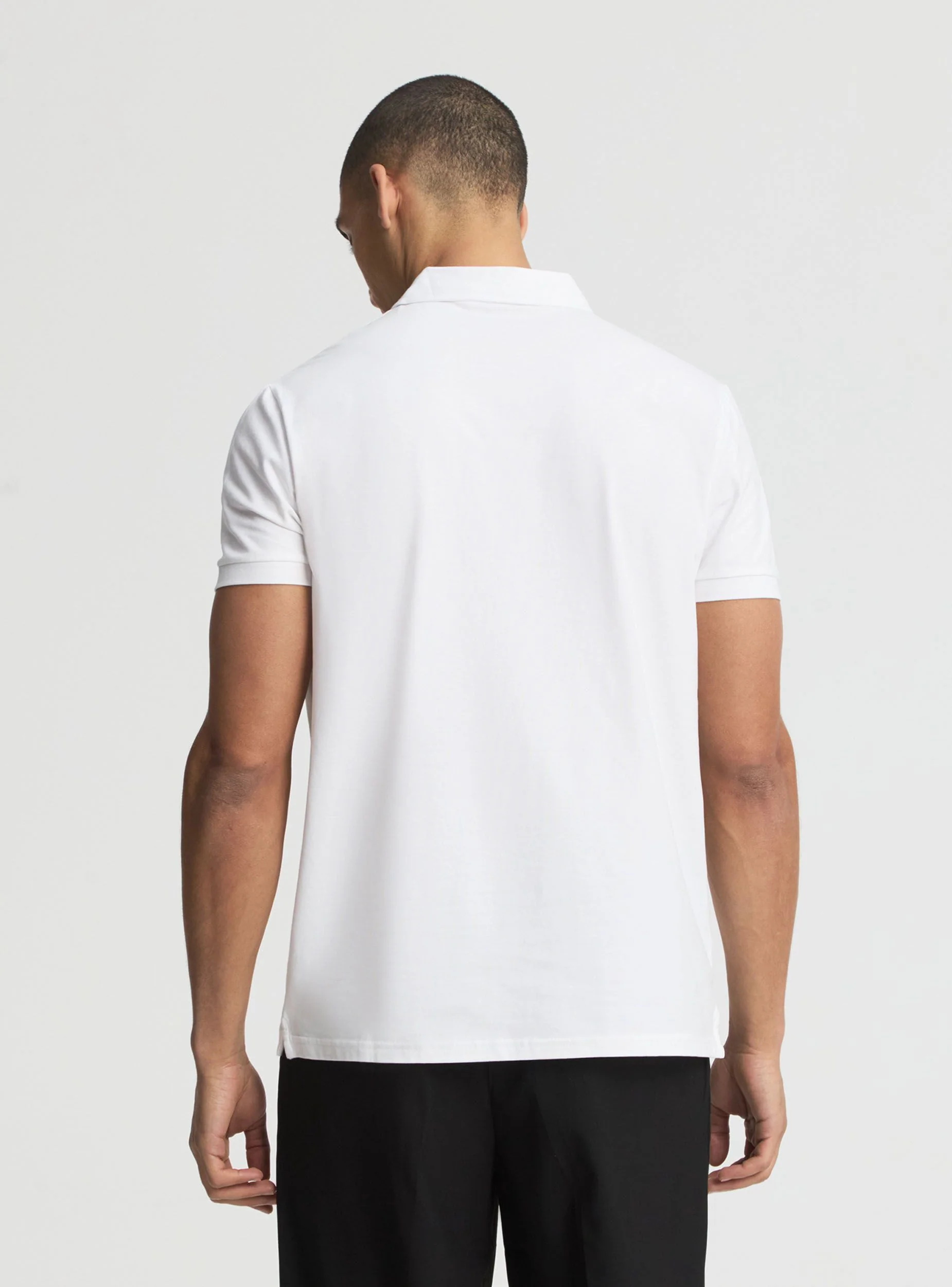 T-shirt polo a tinta unita - Image 3