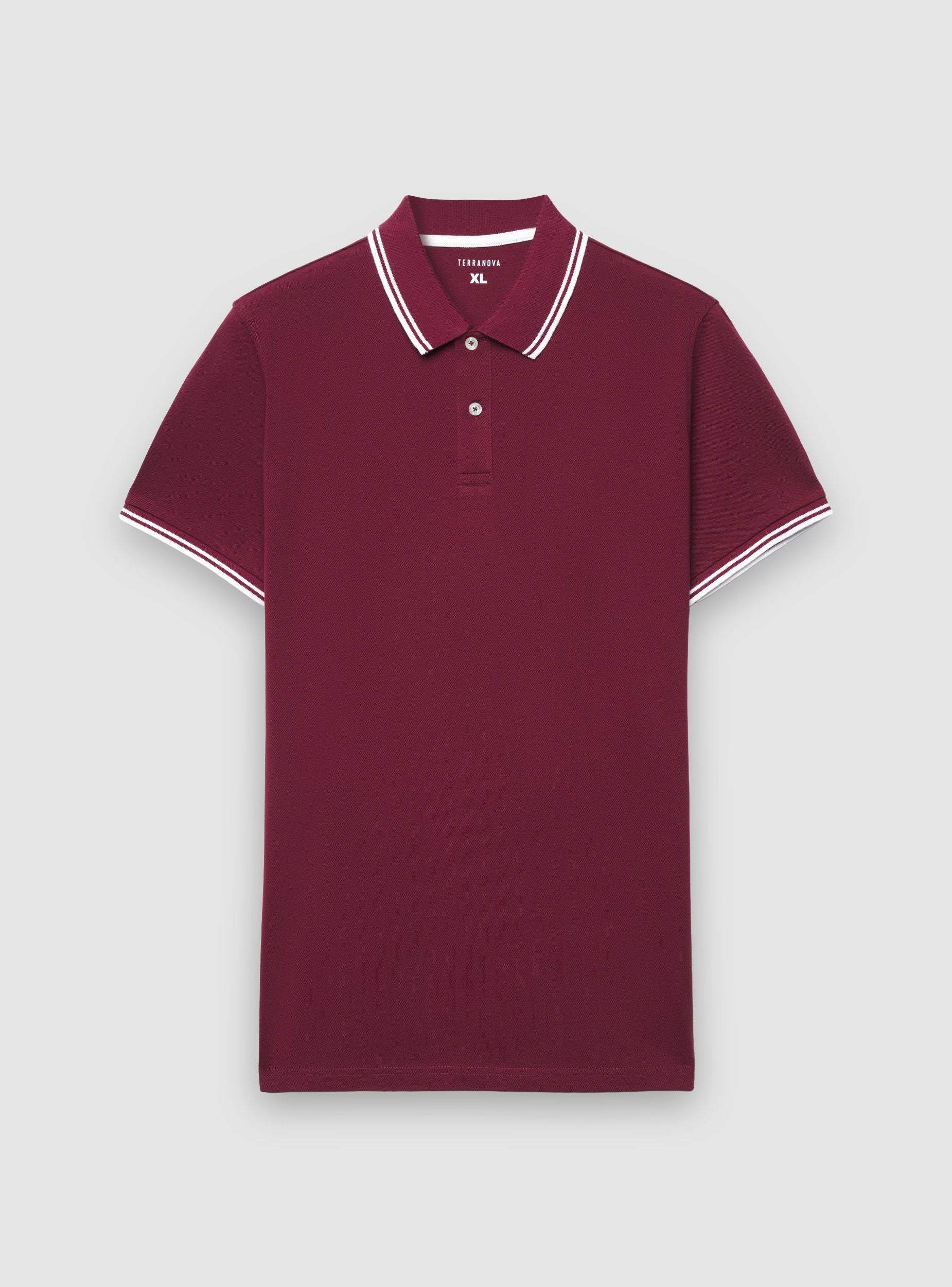 T-shirt polo con profili a contrasto - Image 5