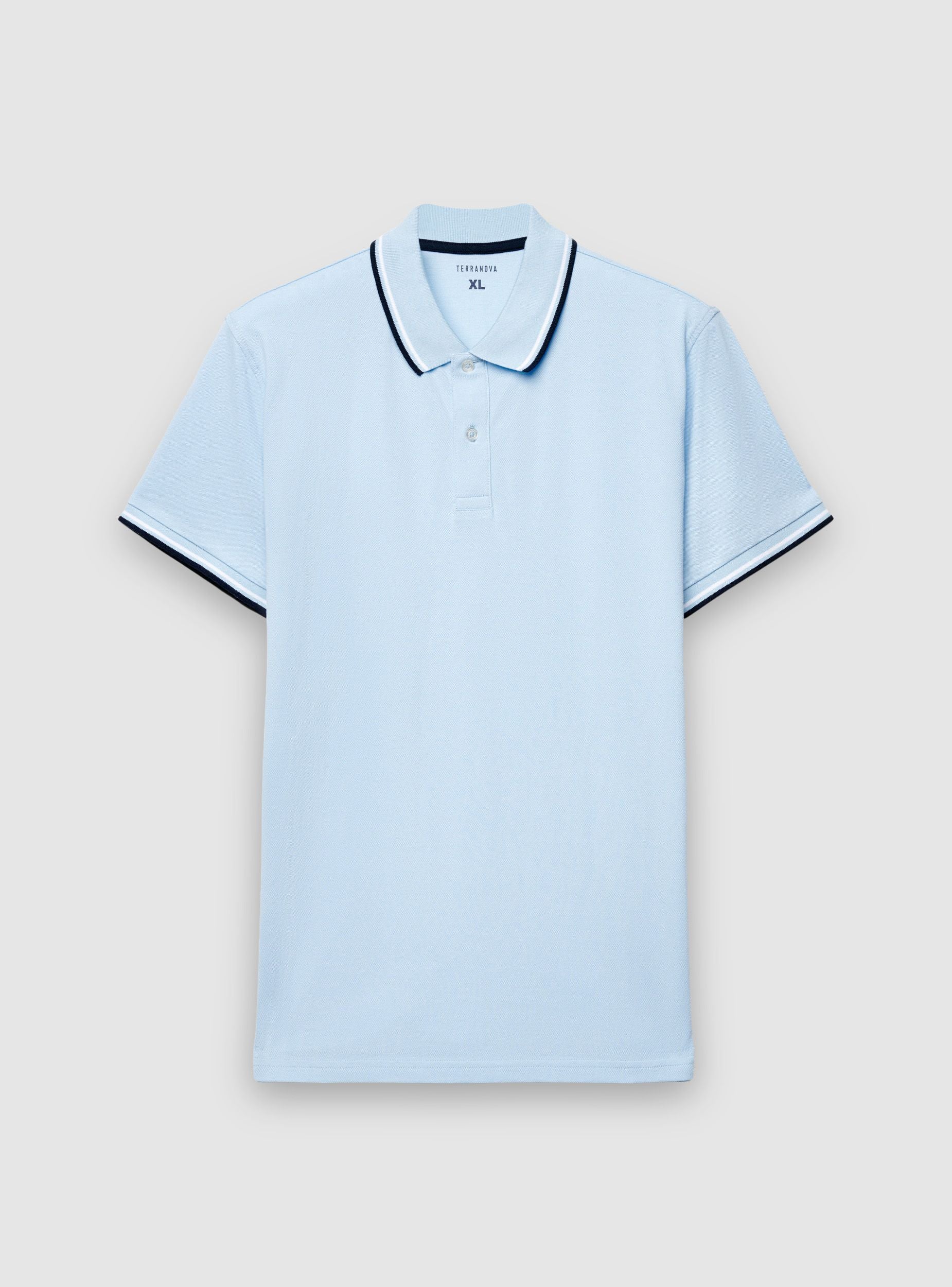 T-shirt polo con profili a contrasto - Image 6