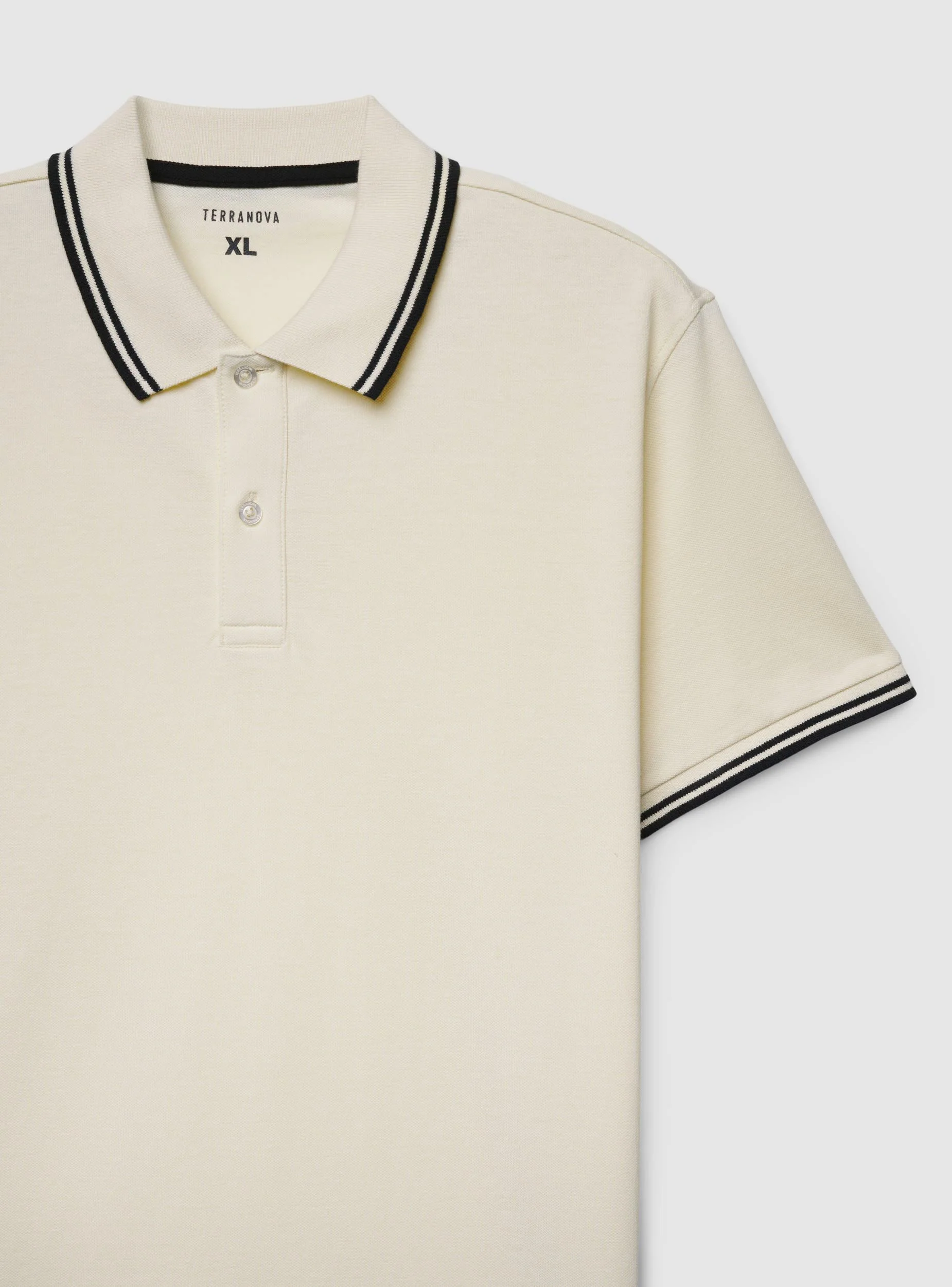 T-shirt polo con profili a contrasto - Image 5
