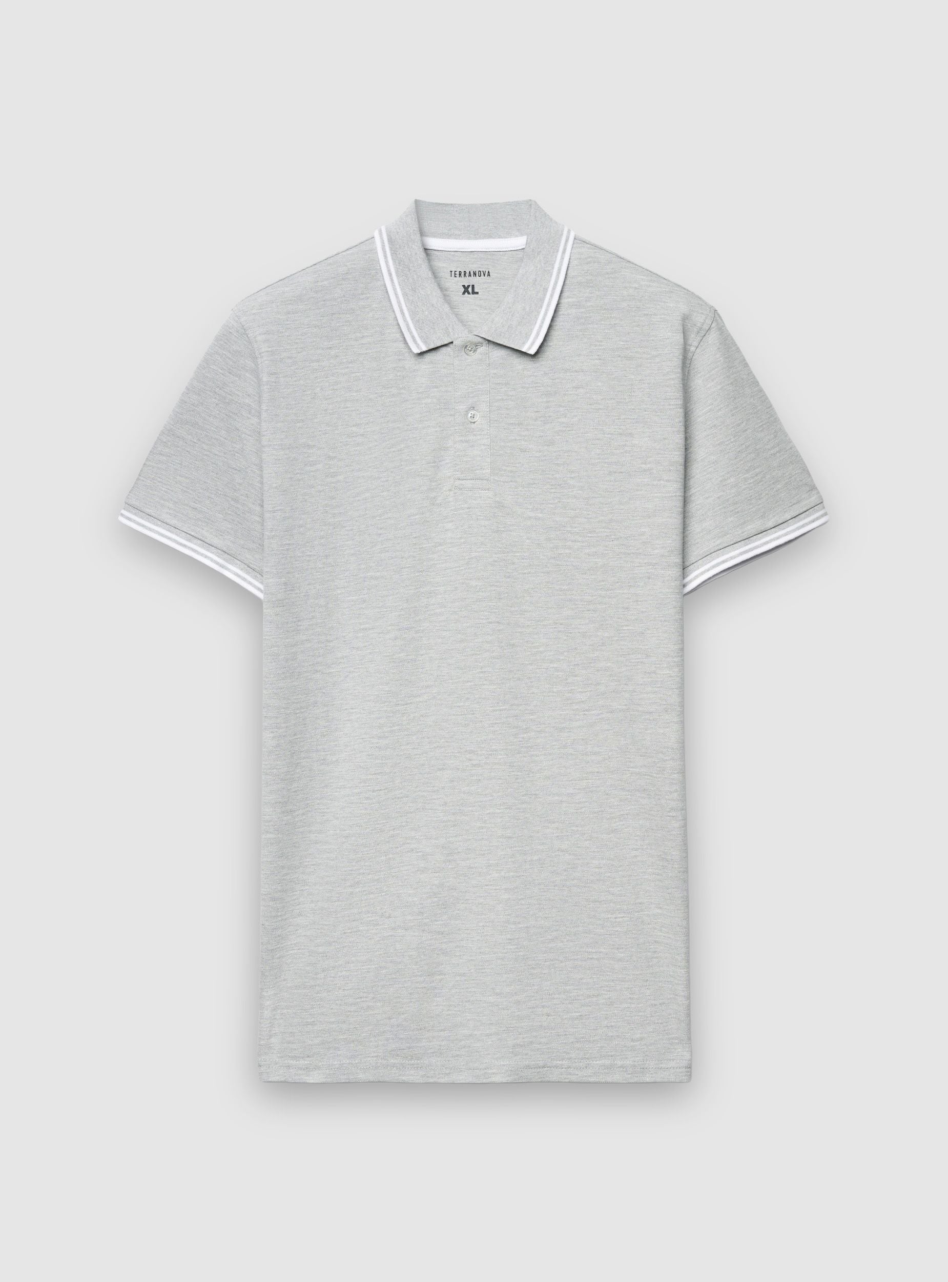 T-shirt polo con profili a contrasto - Image 5