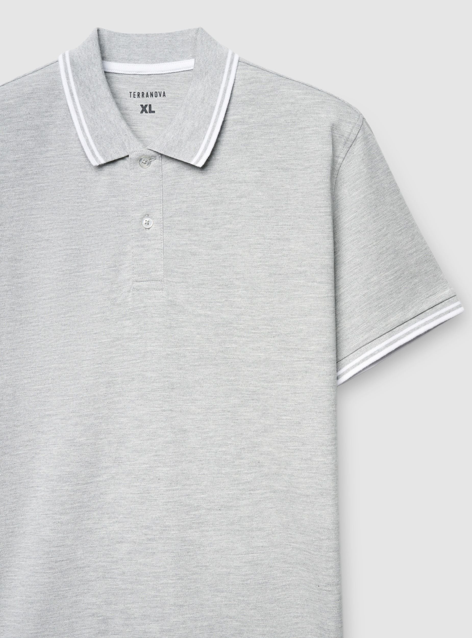 T-shirt polo con profili a contrasto - Image 7