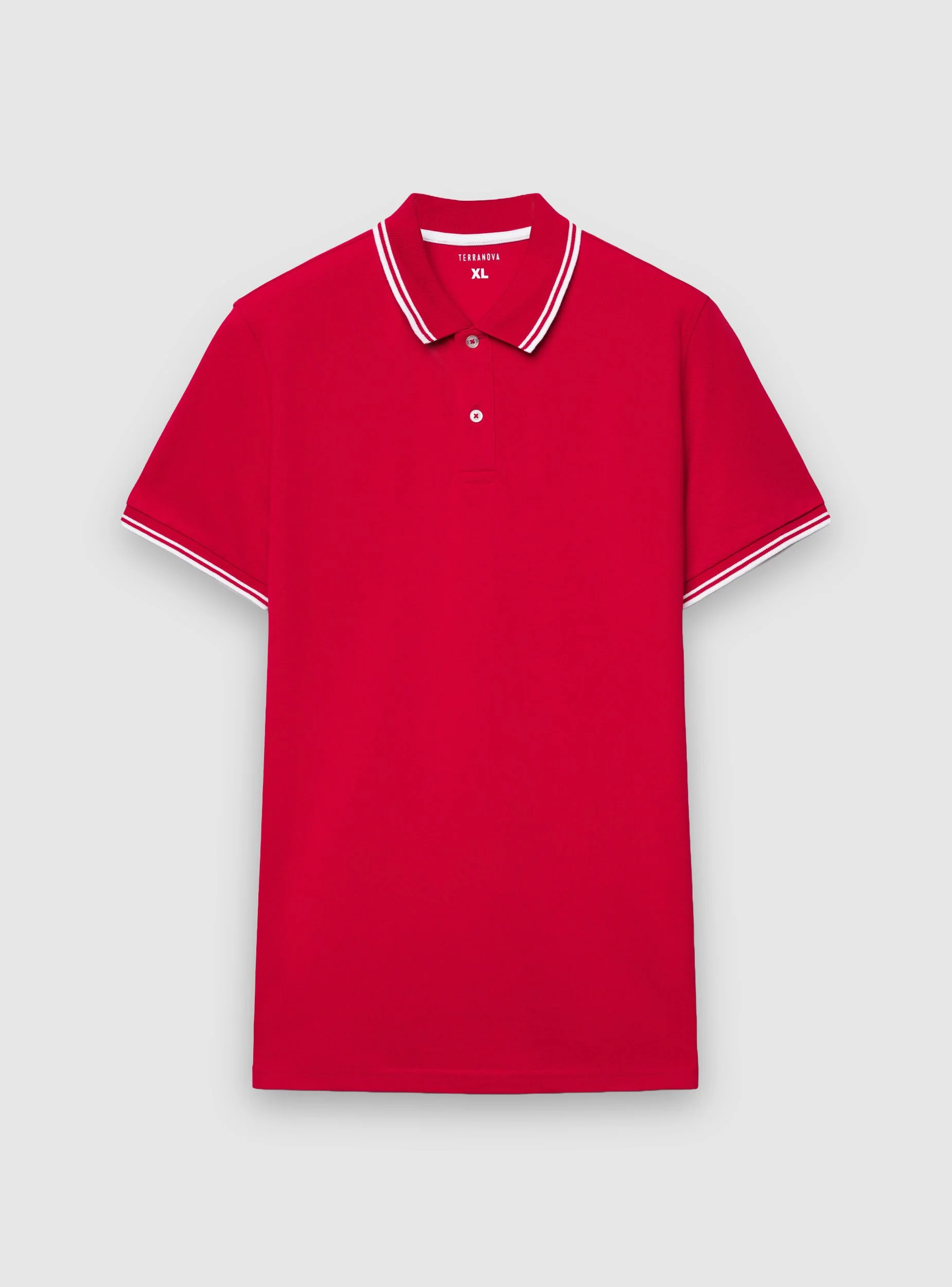 T-shirt polo con profili a contrasto - Image 6