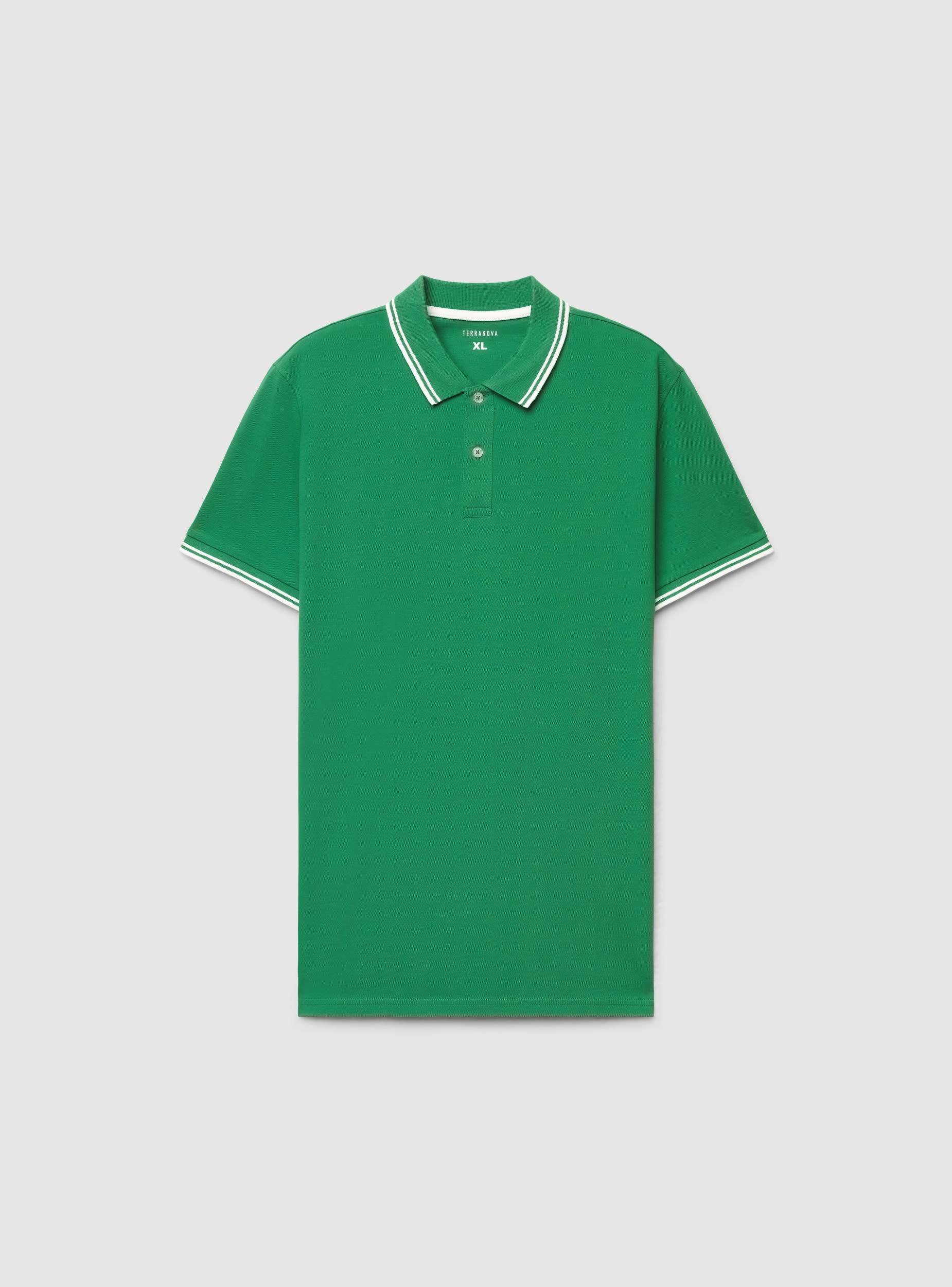 T-shirt polo con profili a contrasto - Image 7