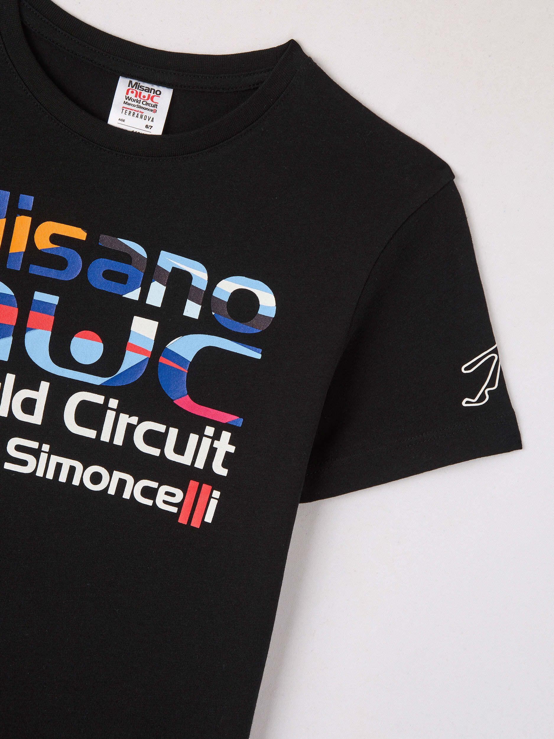 T-shirt polo con scritte e patch MWC - Image 6