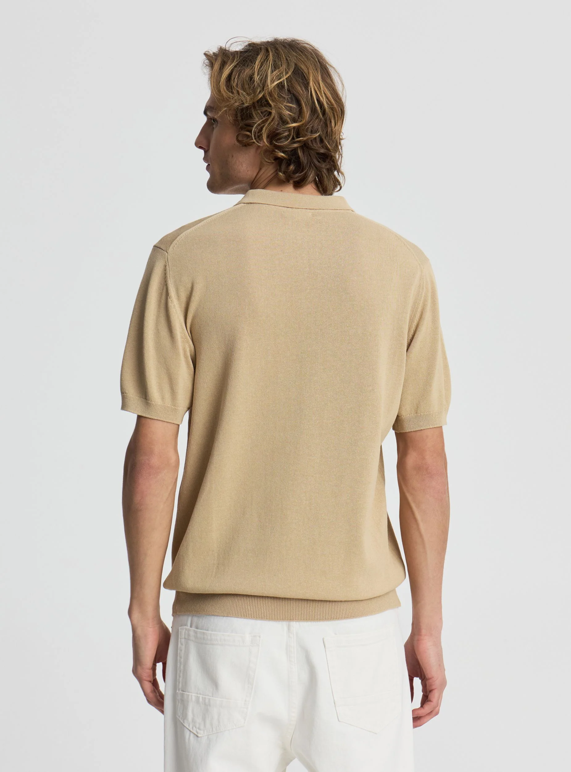 T-shirt polo in maglia - Image 3