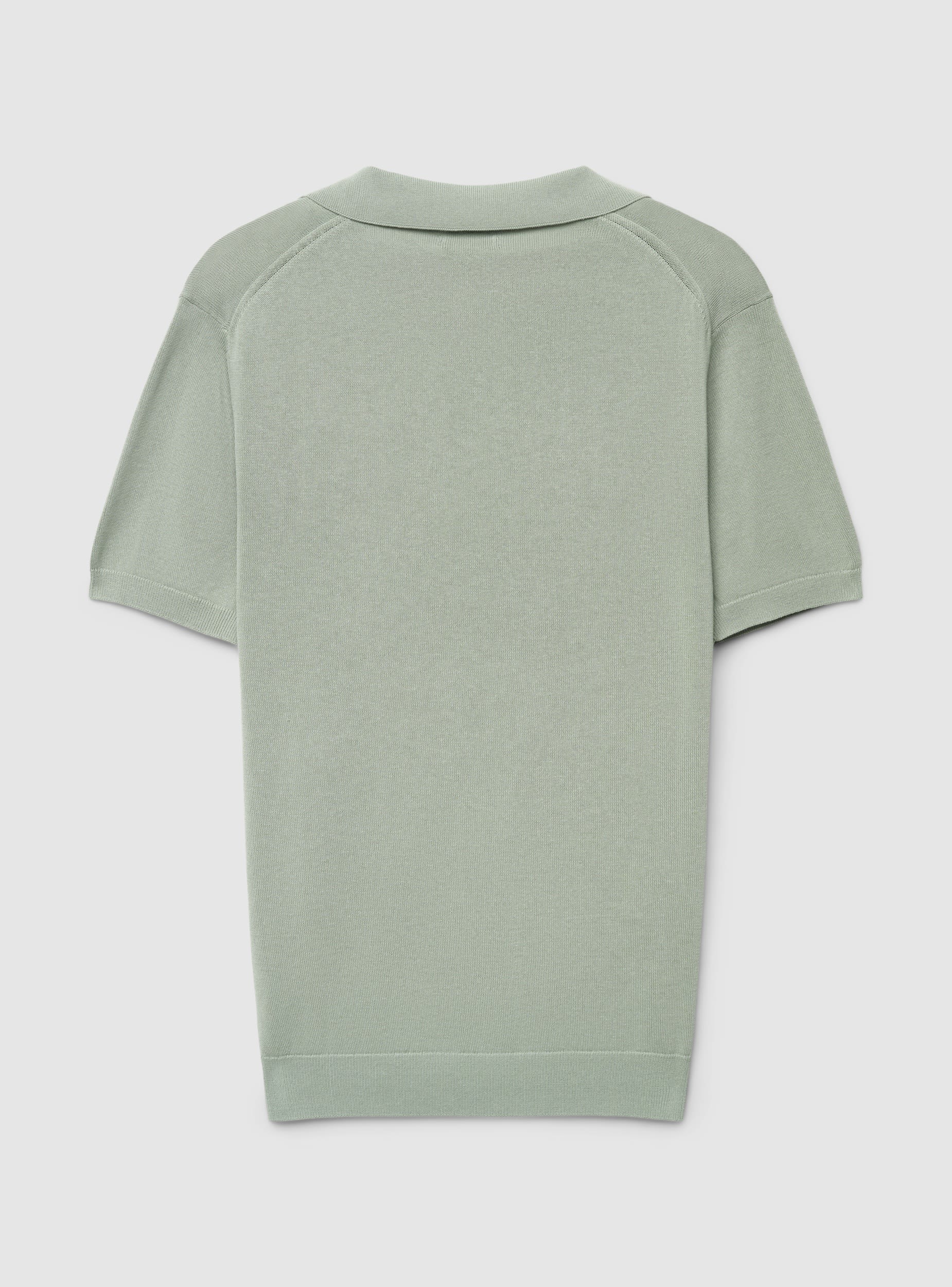 T-shirt polo in maglia tinta unita - Image 6