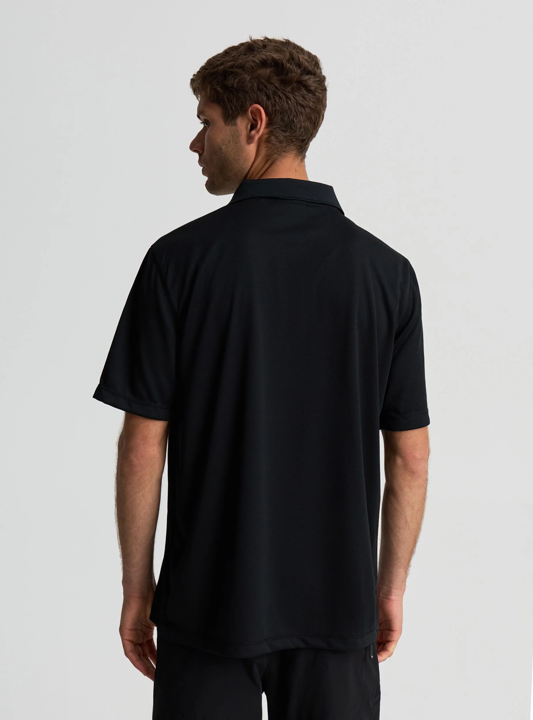 T-shirt polo sportiva con scritta - Image 4