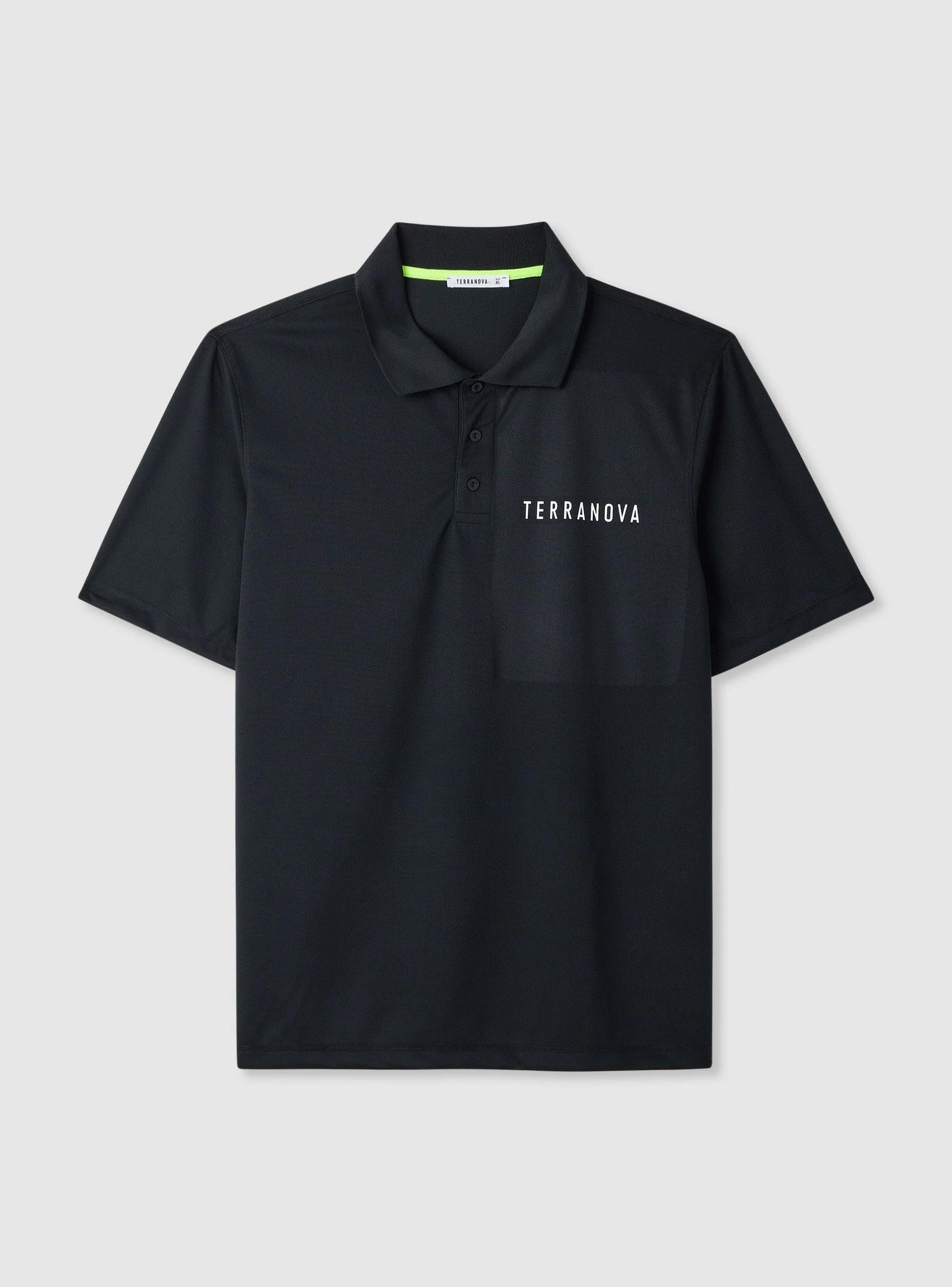 T-shirt polo sportiva con scritta - Image 5