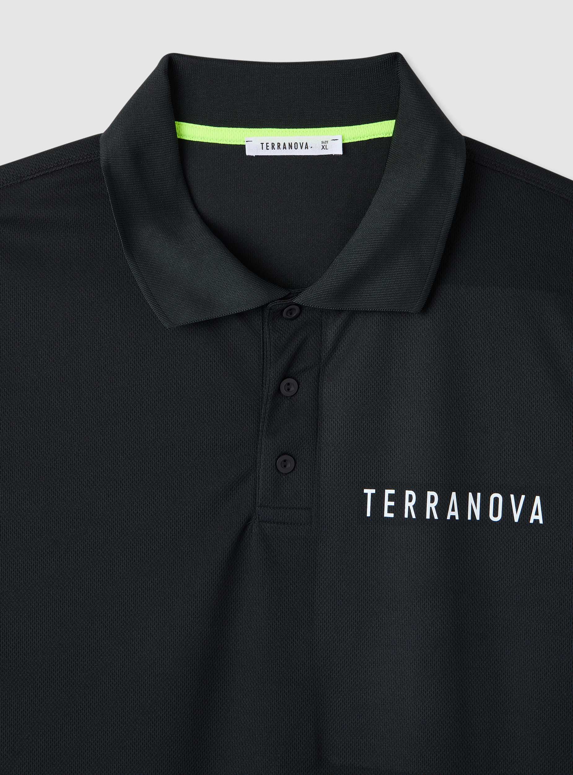 T-shirt polo sportiva con scritta - Image 6
