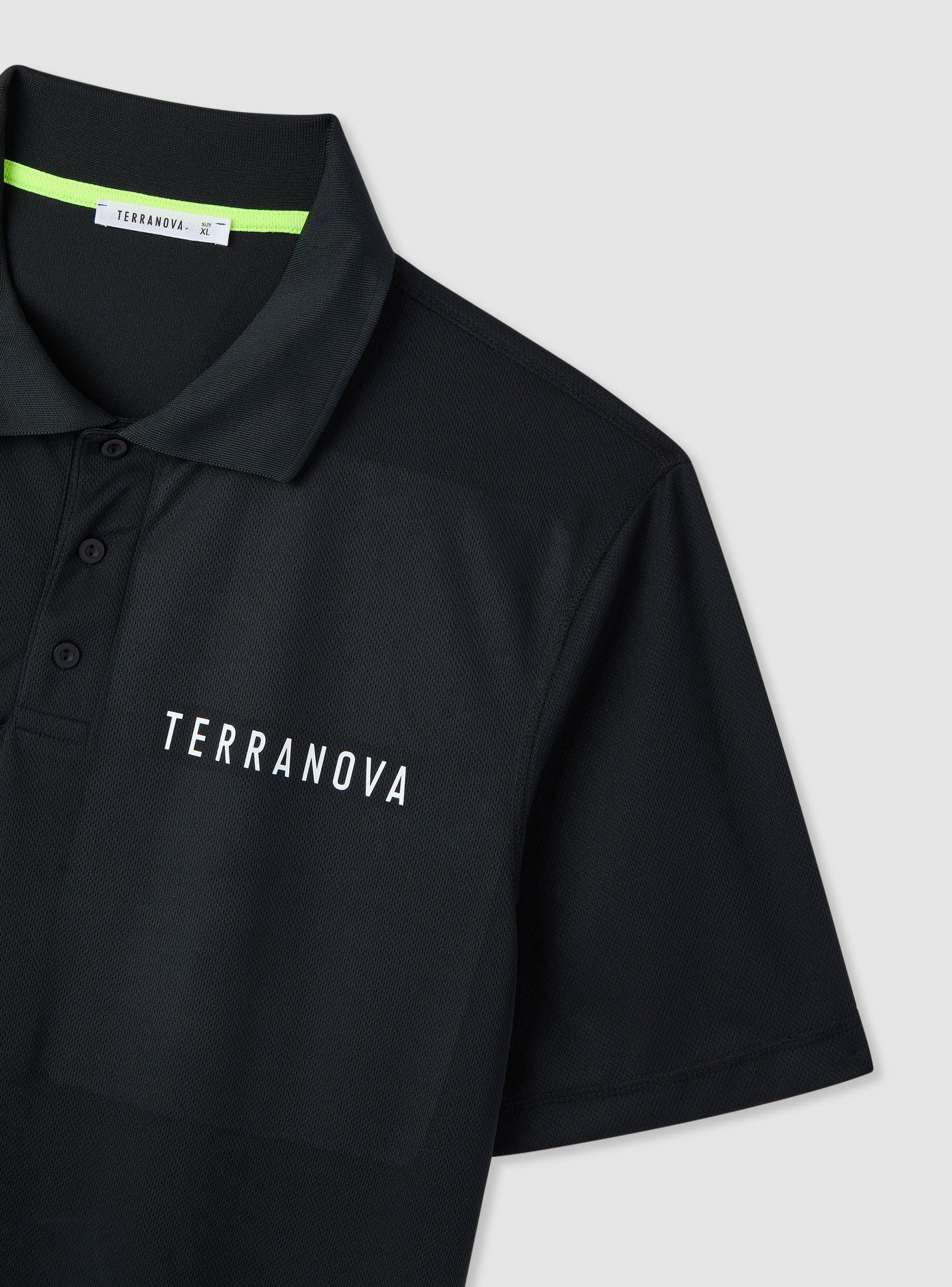 T-shirt polo sportiva con scritta - Image 7