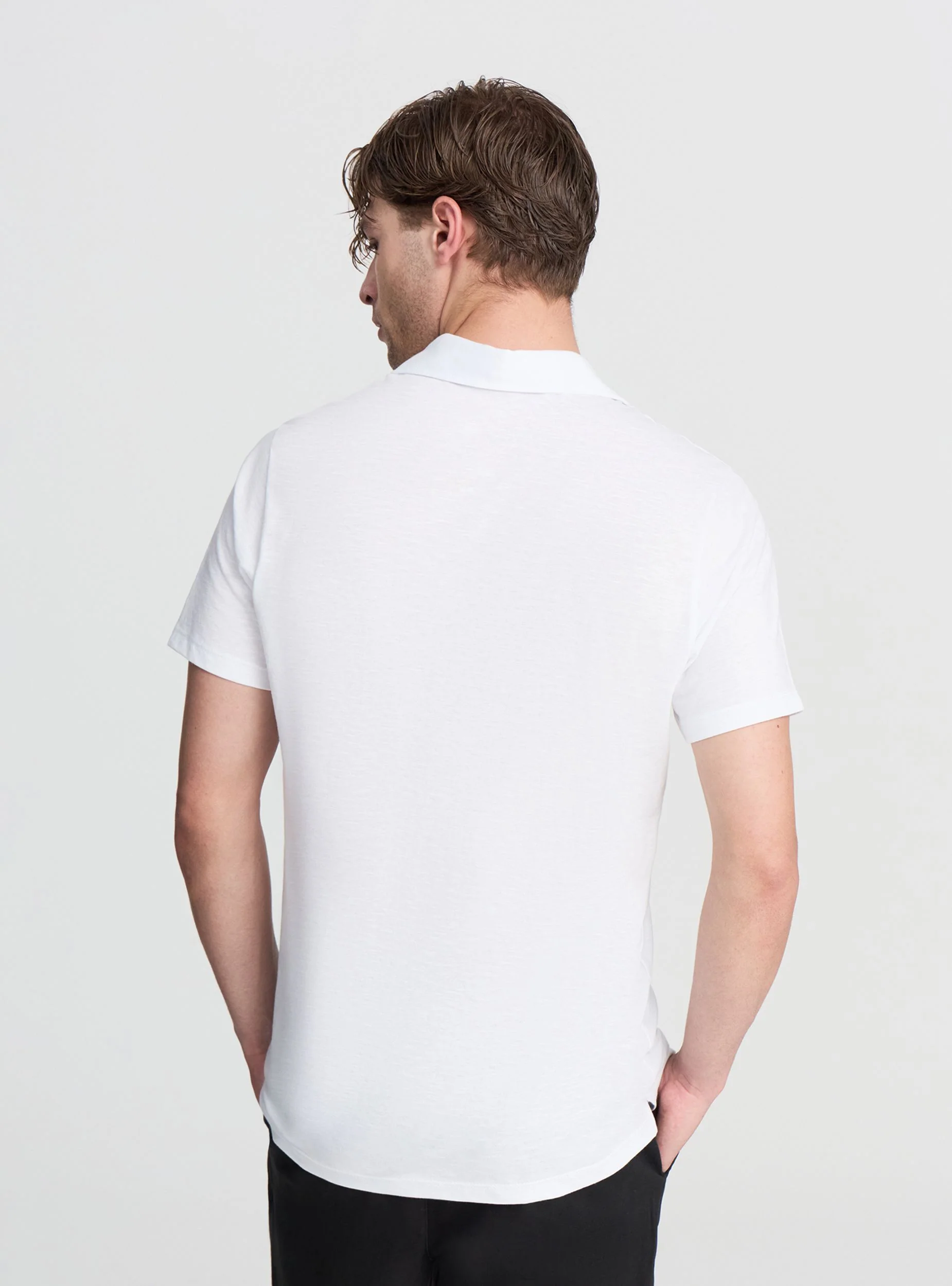 T-shirt polo tinta unita - Image 3