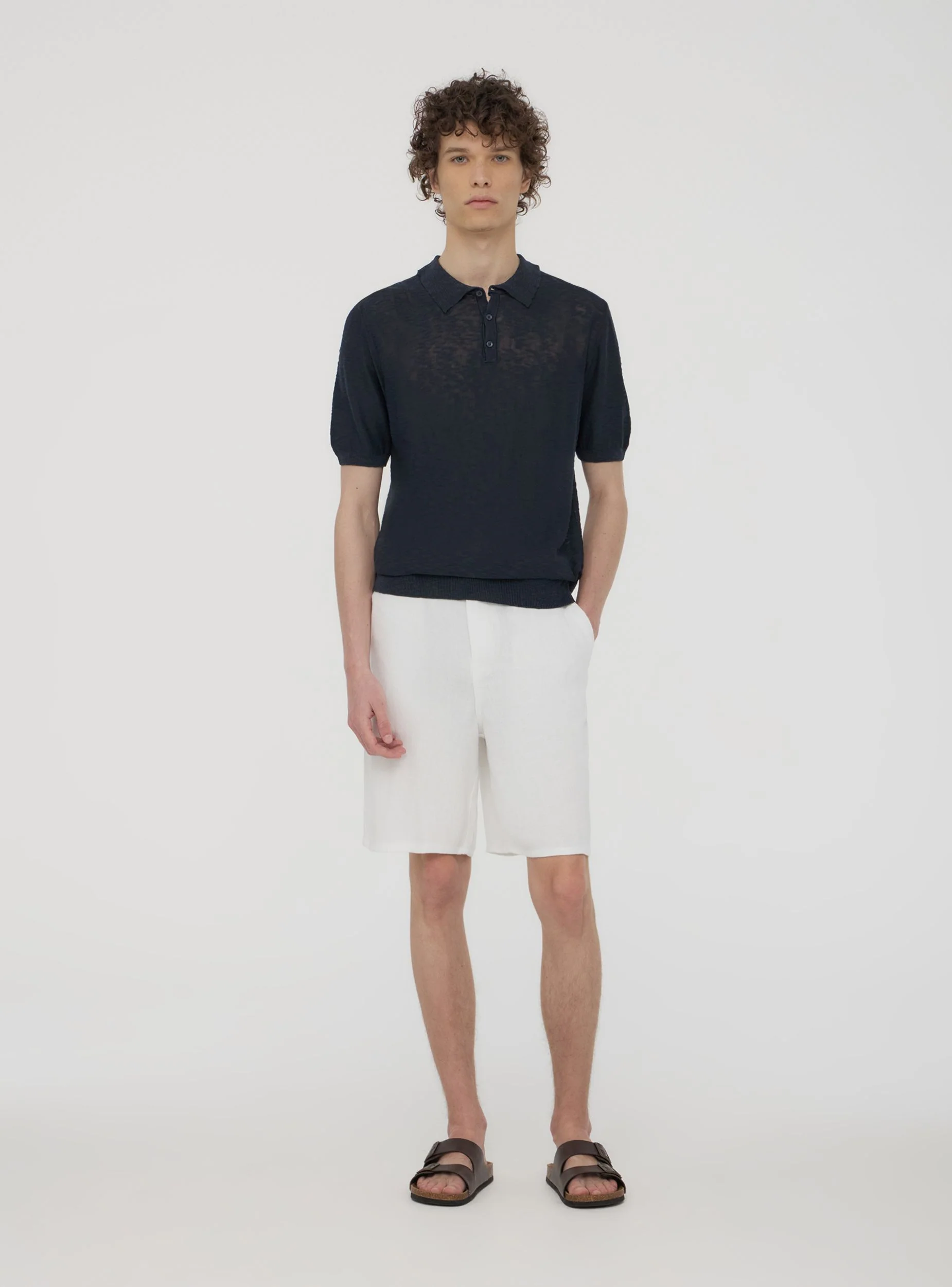 T-shirt polo tinta unita - Image 2