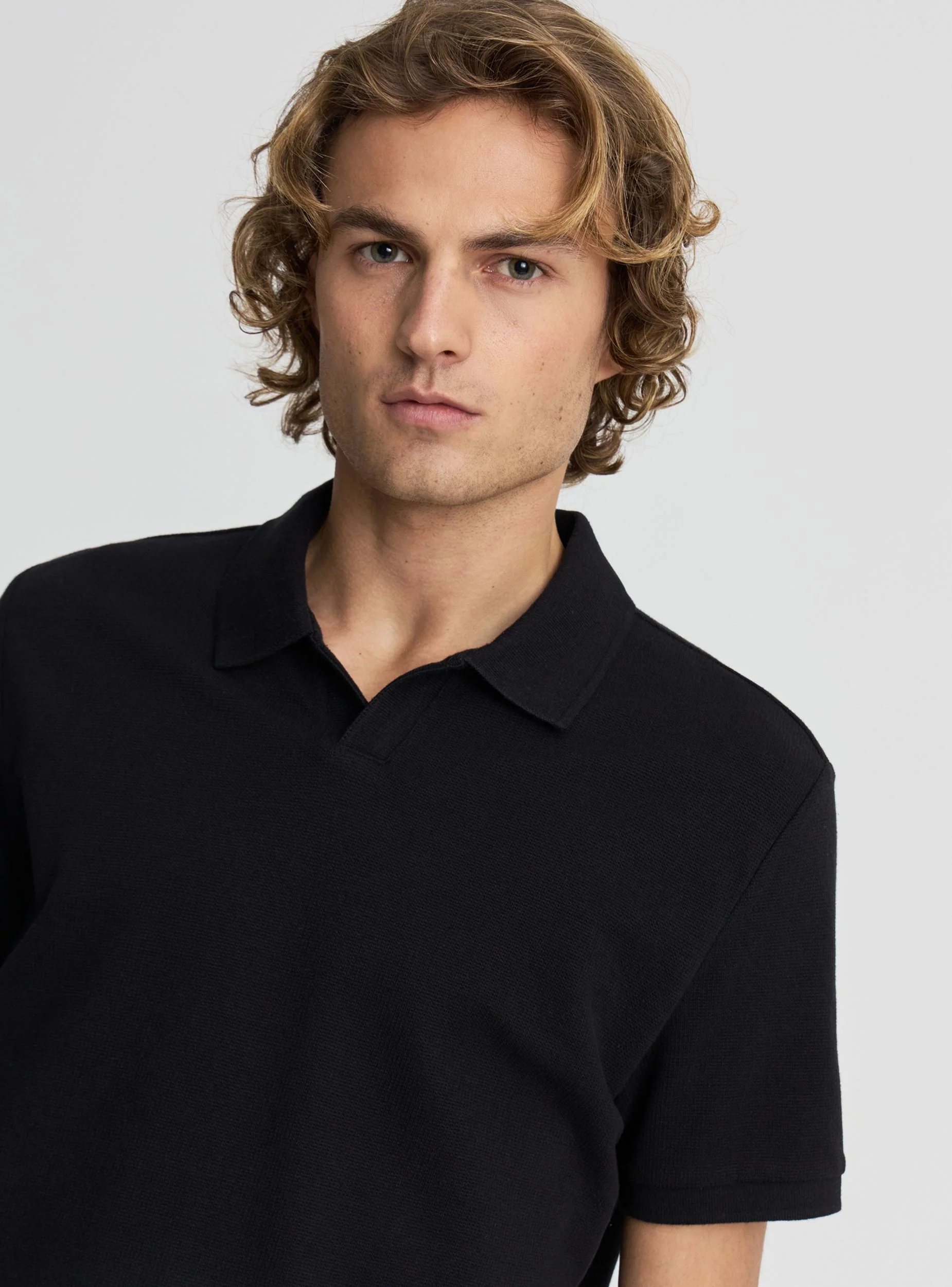 T-shirt polo tinta unita - Image 3
