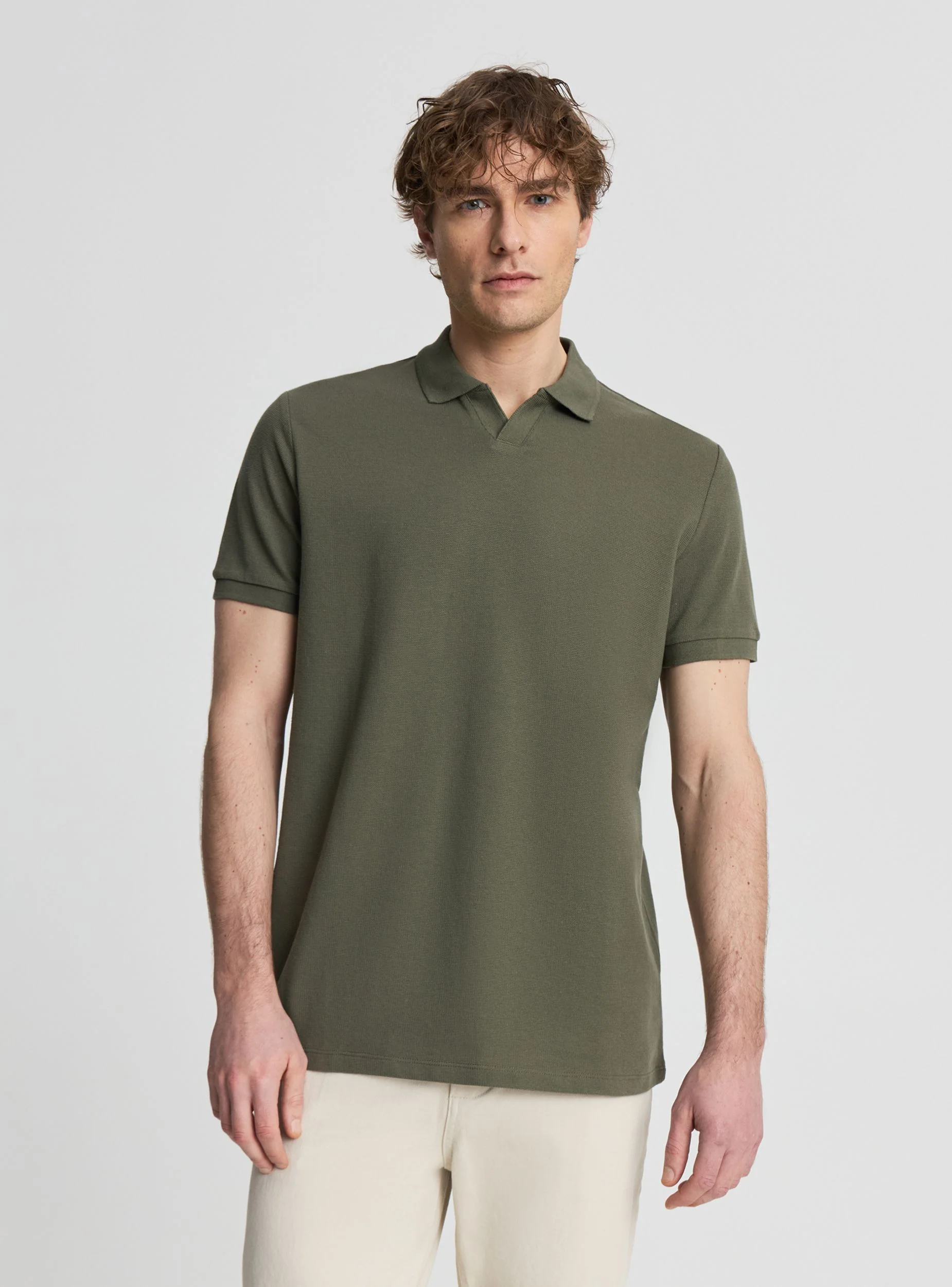 T-shirt polo tinta unita - Image 2