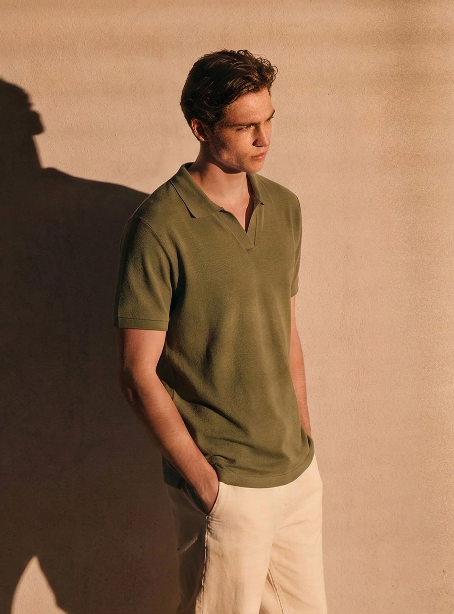 T-shirt polo tinta unita - Image 8