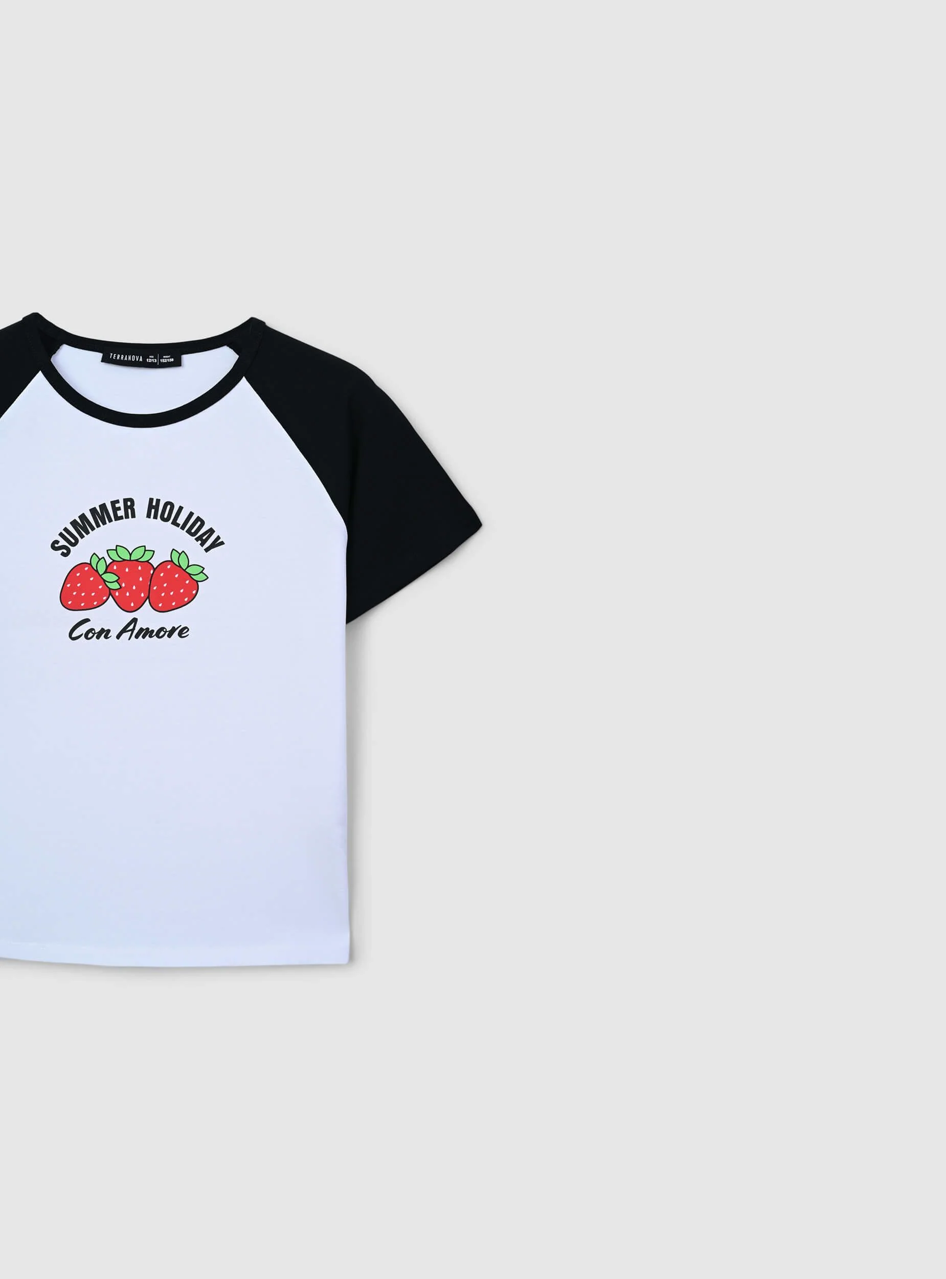 T-shirt raglan con stampa - Image 4