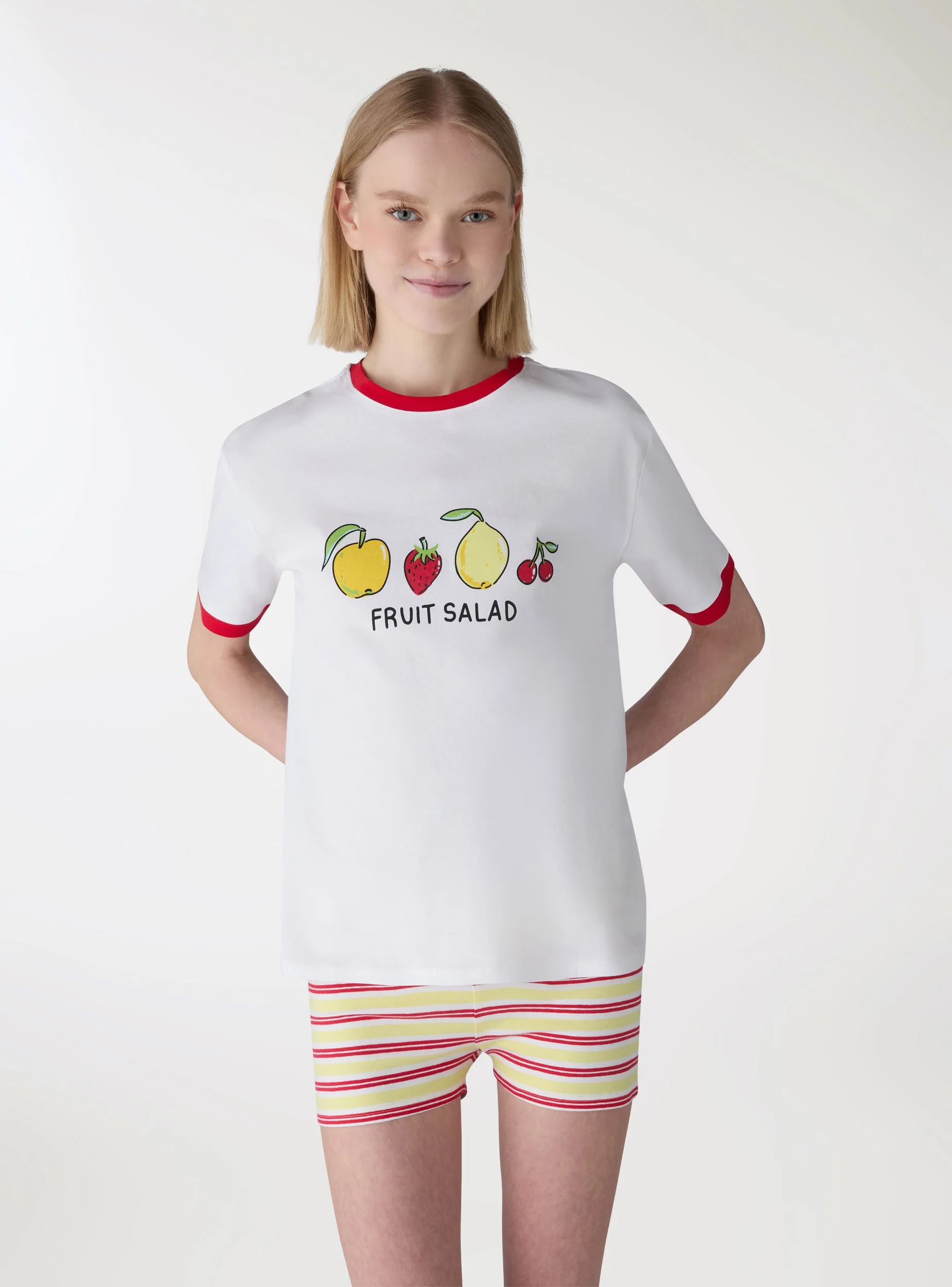 T-shirt regular con stampa frutta TRNPOPLAB - Image 8