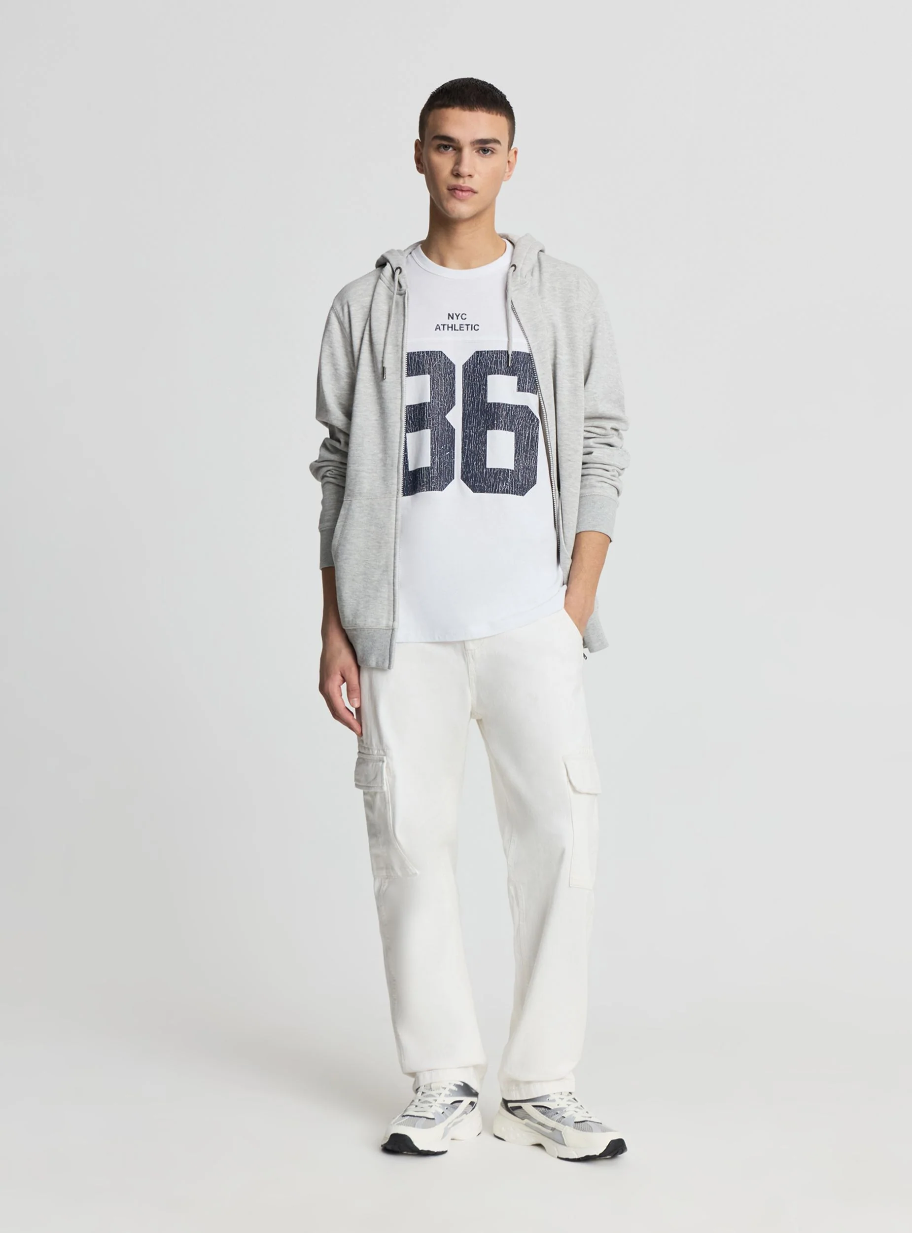 T-shirt relaxed con stampa 86 - Image 2