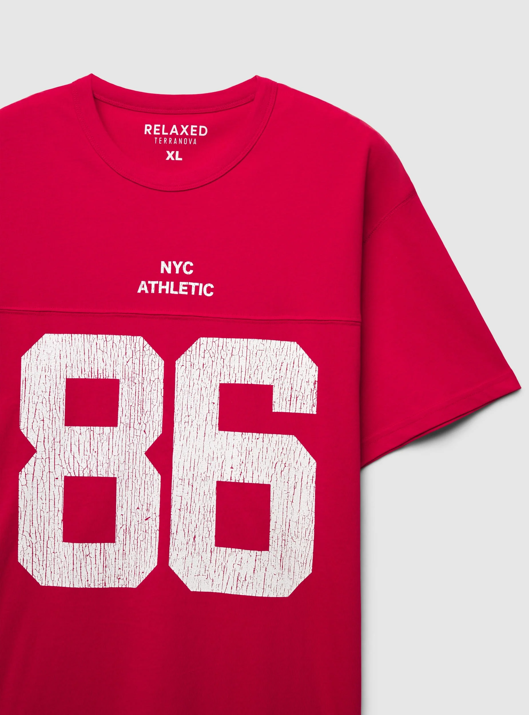 T-shirt relaxed con stampa 86 - Image 7