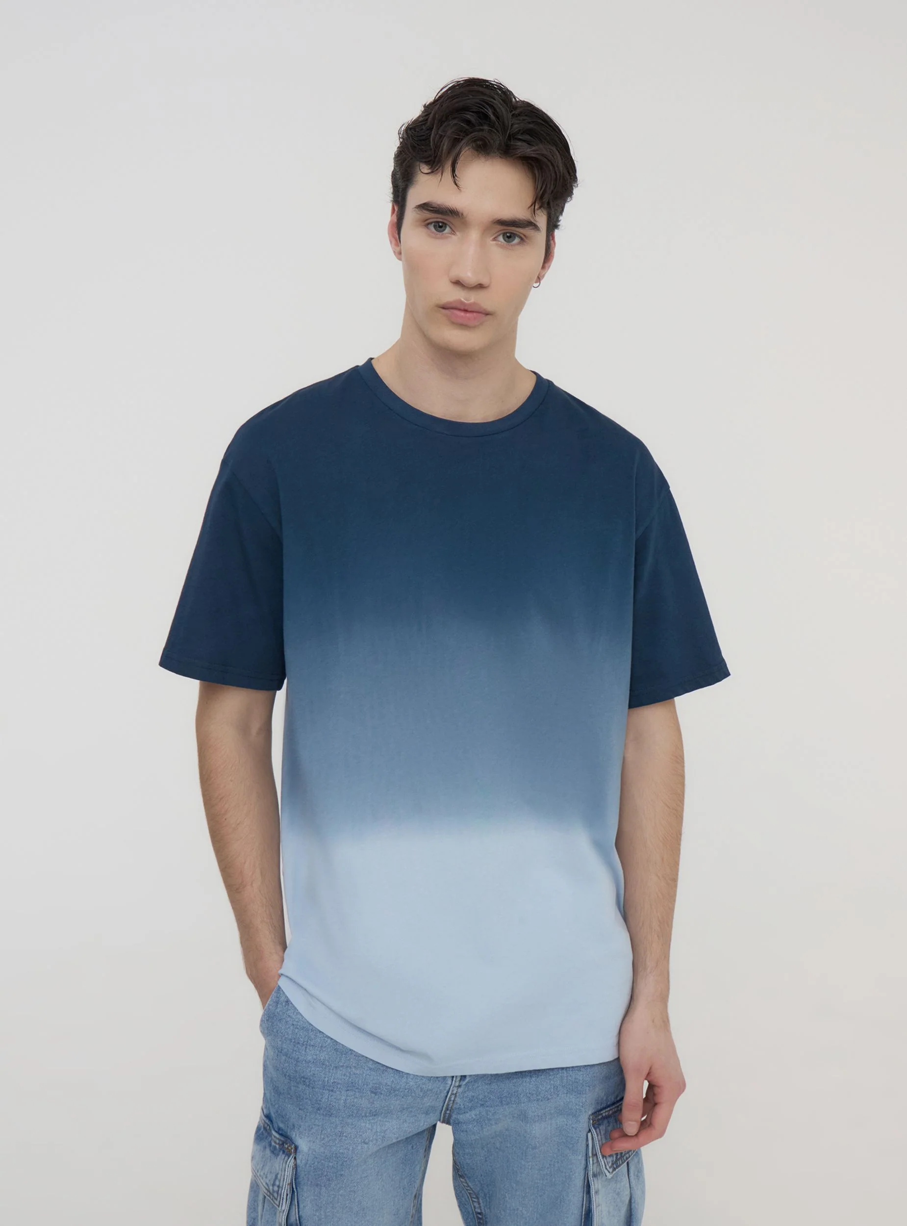 T-shirt relaxed effetto sfumato - Image 2