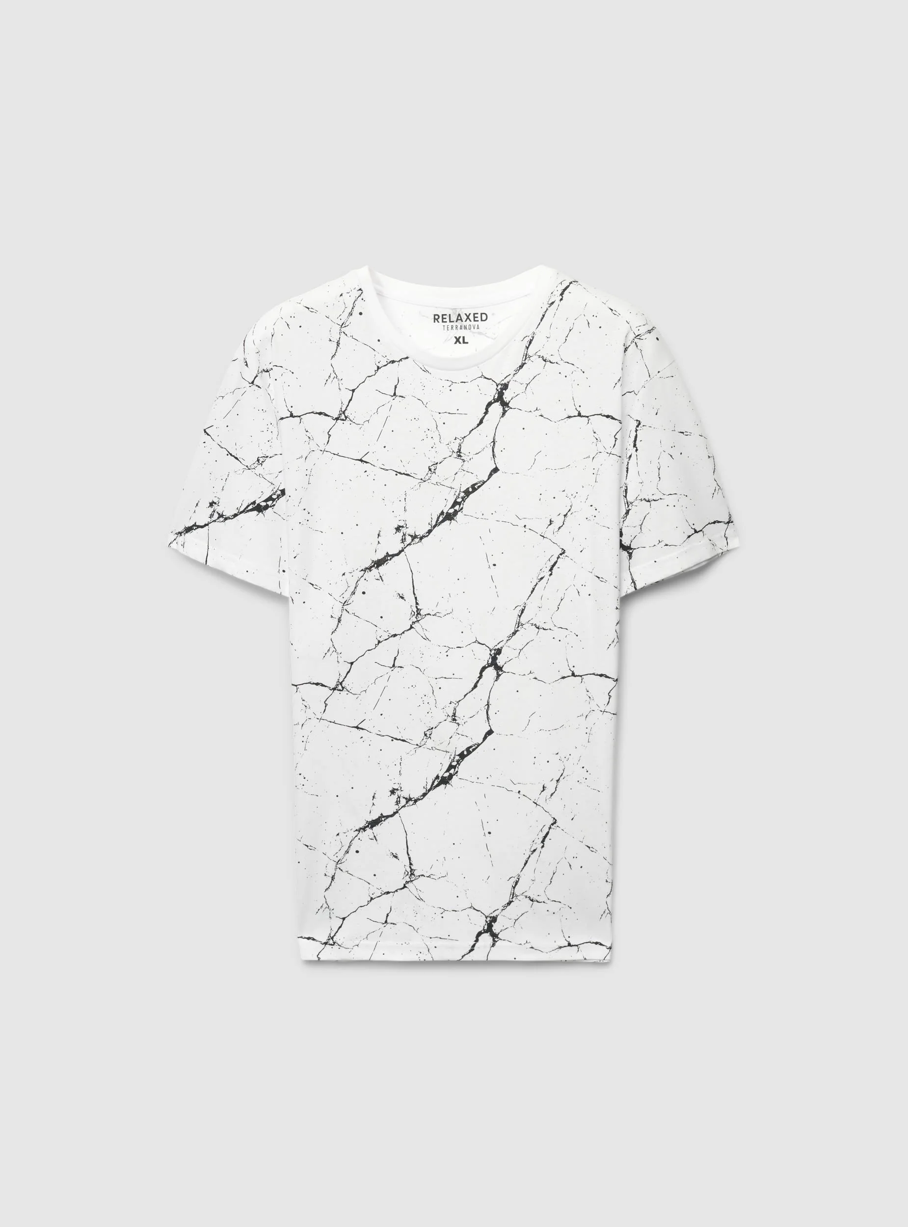T-shirt relaxed fantasia marmo - Image 5