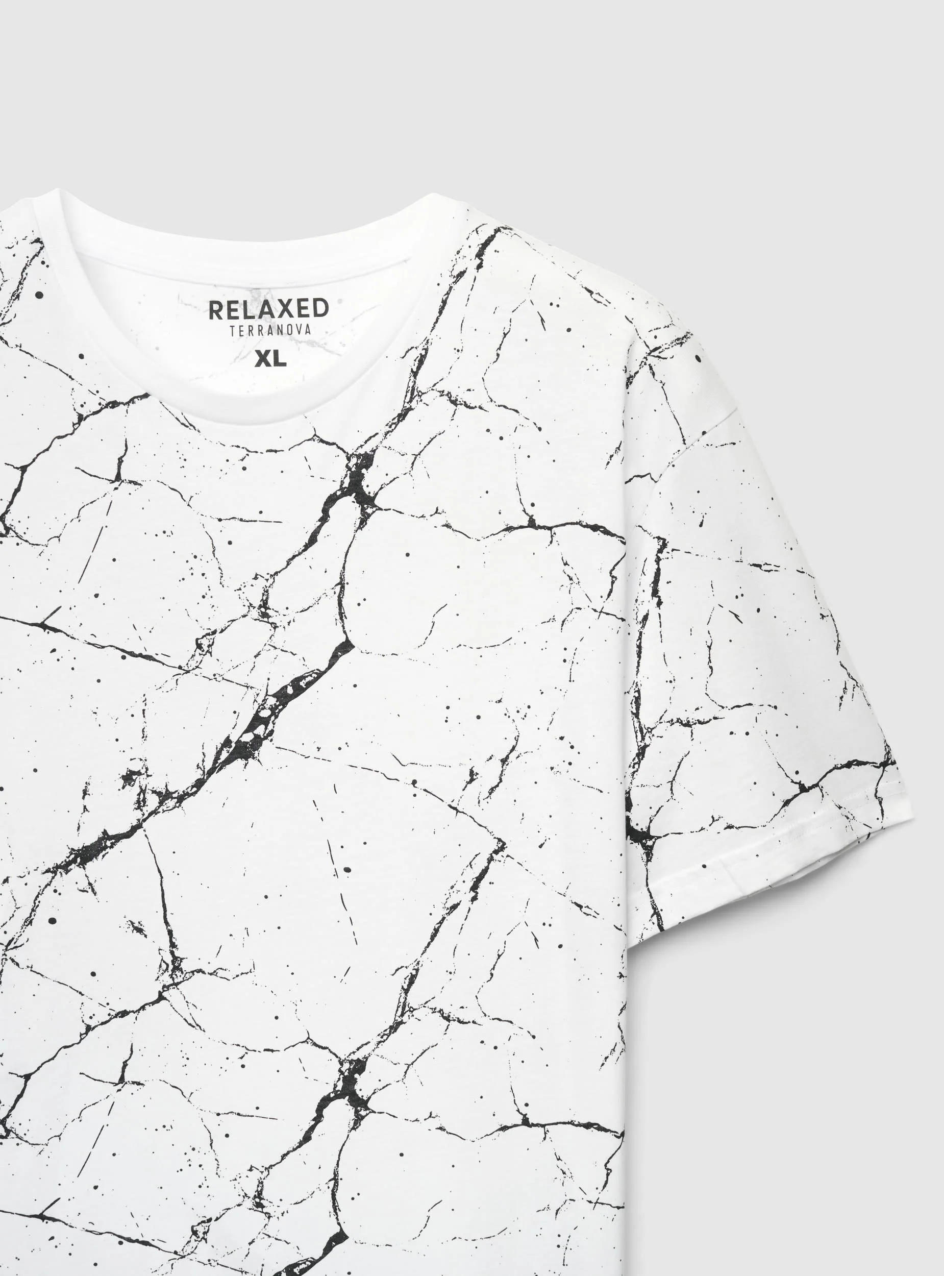 T-shirt relaxed fantasia marmo - Image 6