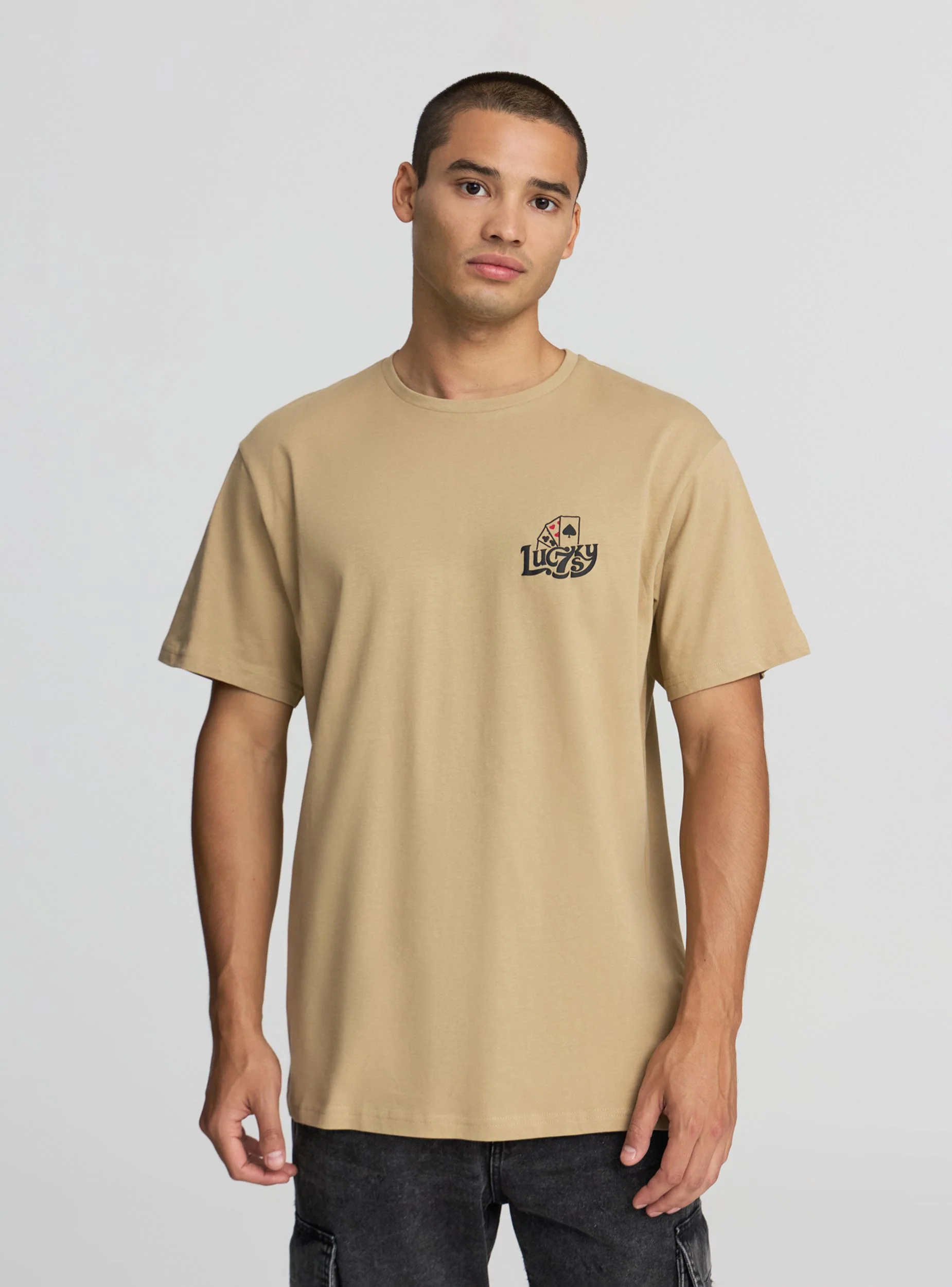 T-shirt relaxed fit con stampa carte fronte/retro - Image 3