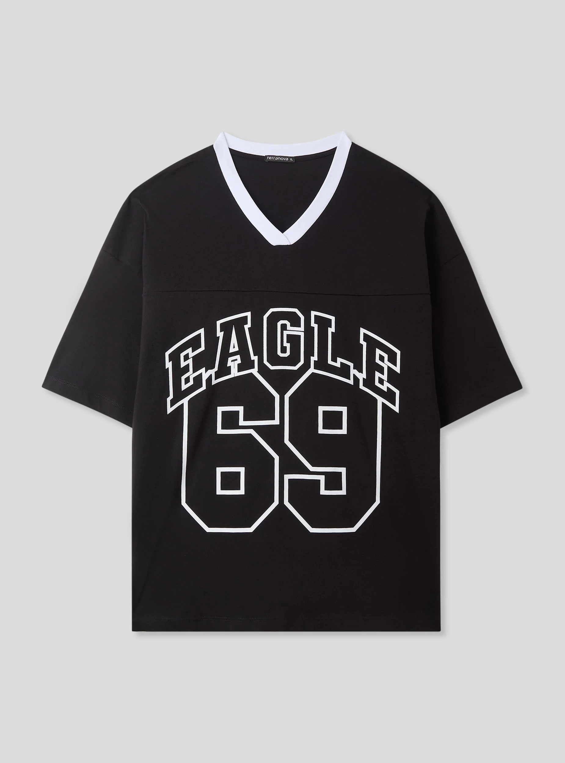 T-shirt scollo a v - Image 4