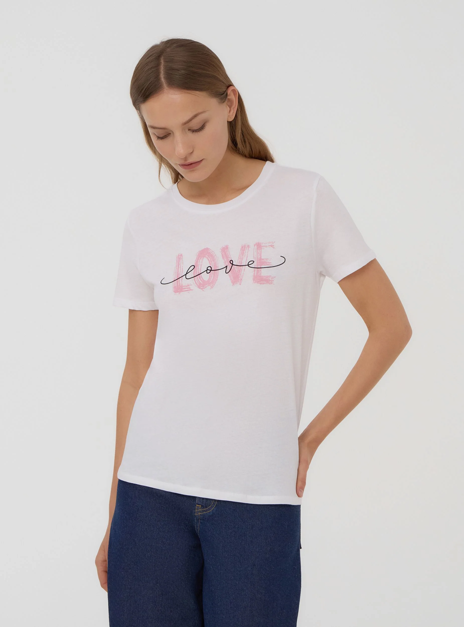 T-shirt scritta love - Image 4