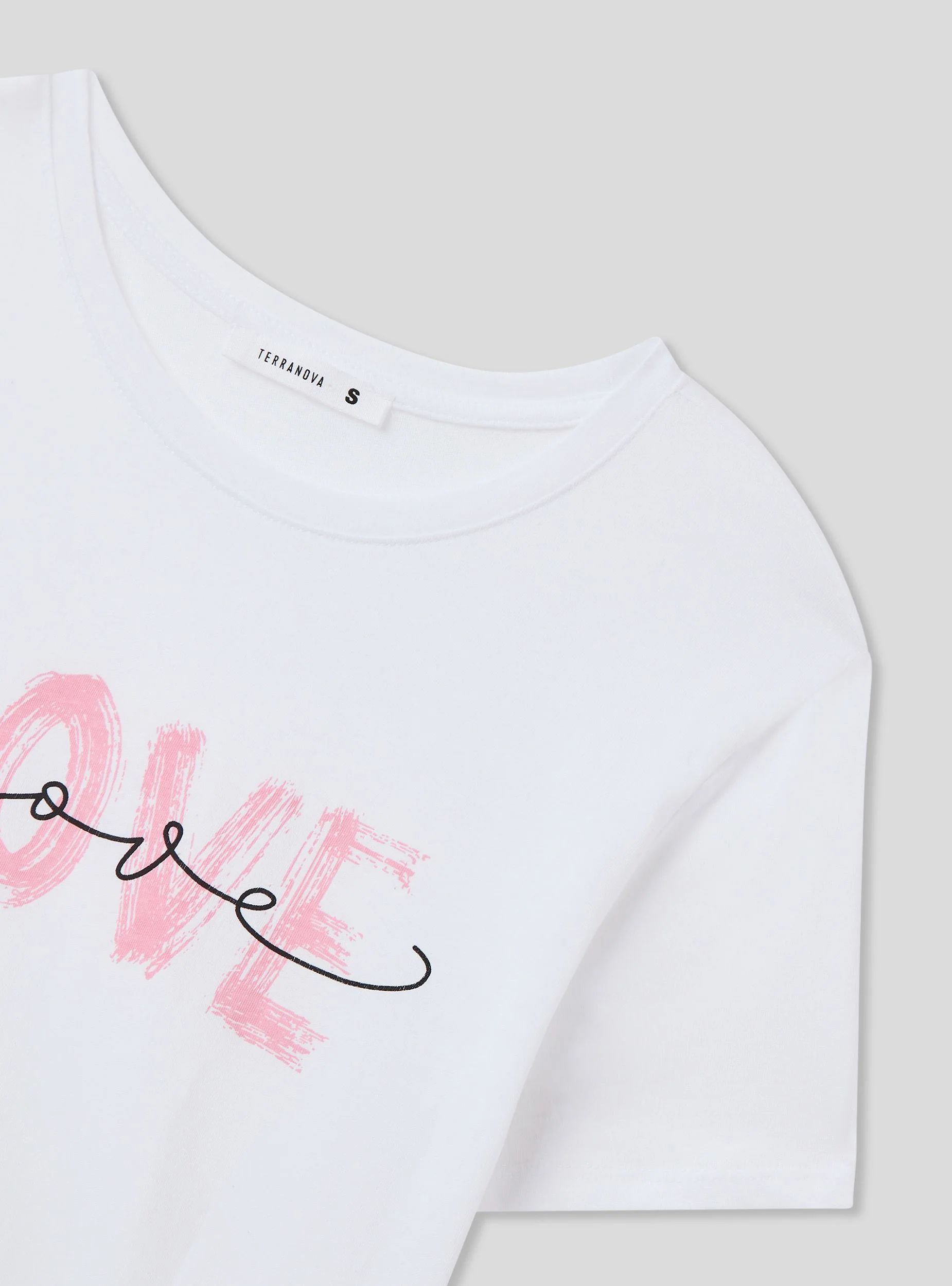 T-shirt scritta love - Image 7