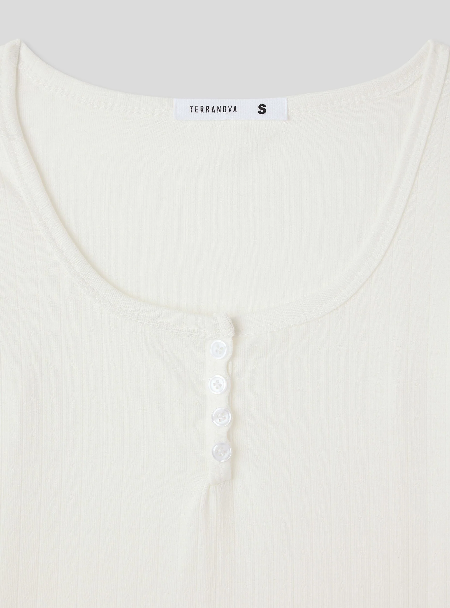 T-shirt serafino crop - Image 2