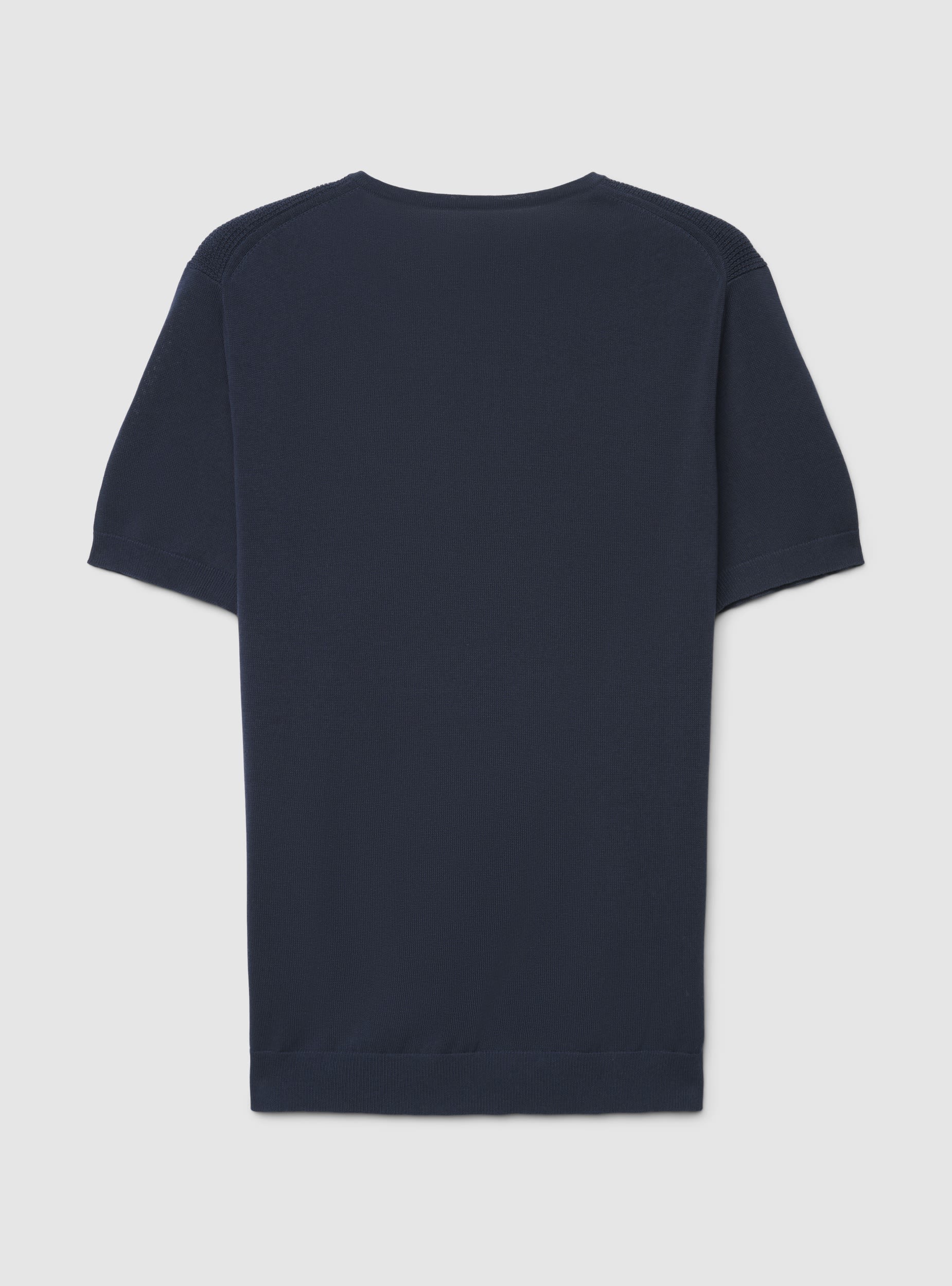 T-shirt serafino in maglia lavorata - Image 5