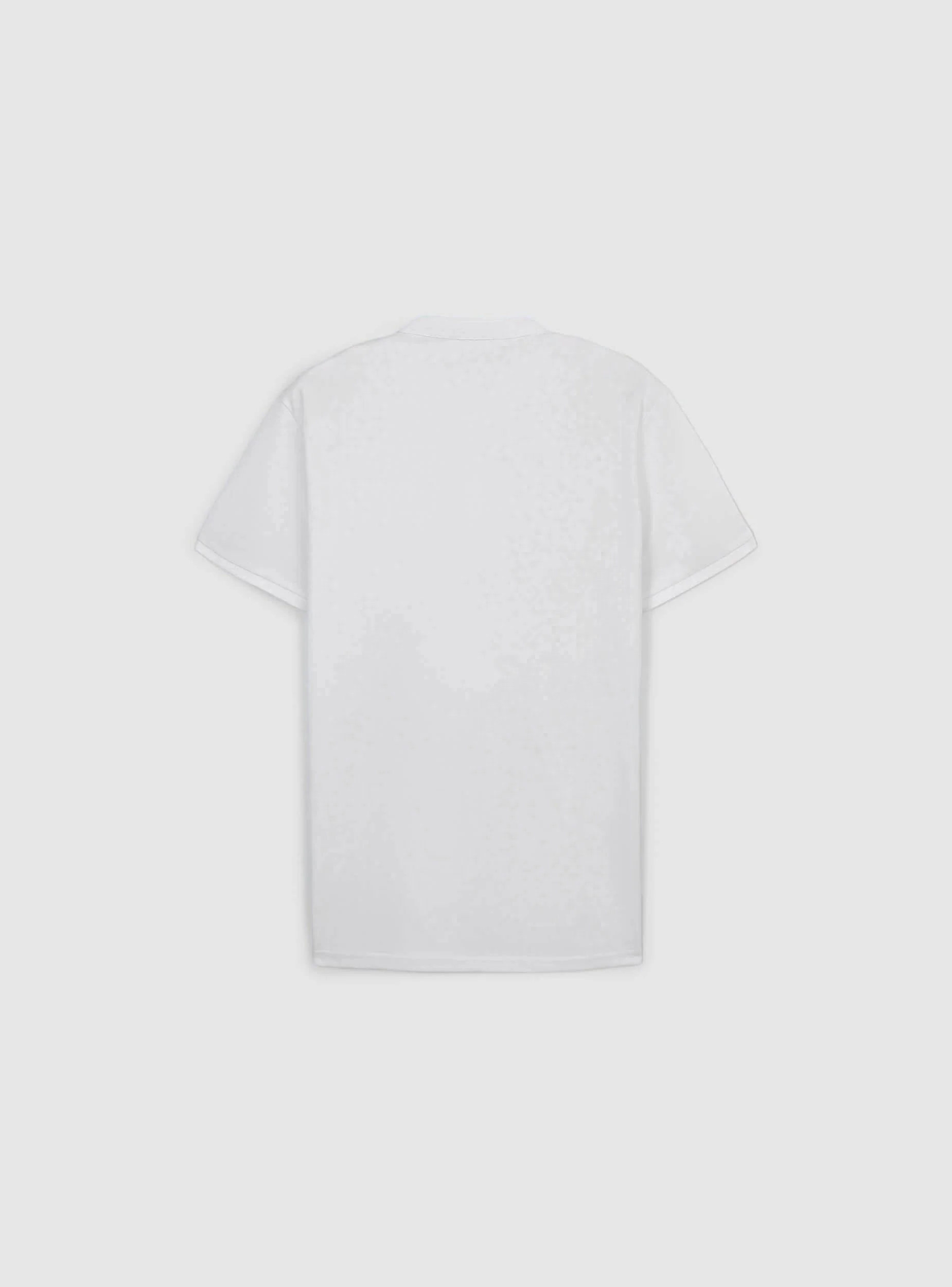 T-shirt serafino in piquet con collo coreana - Image 5