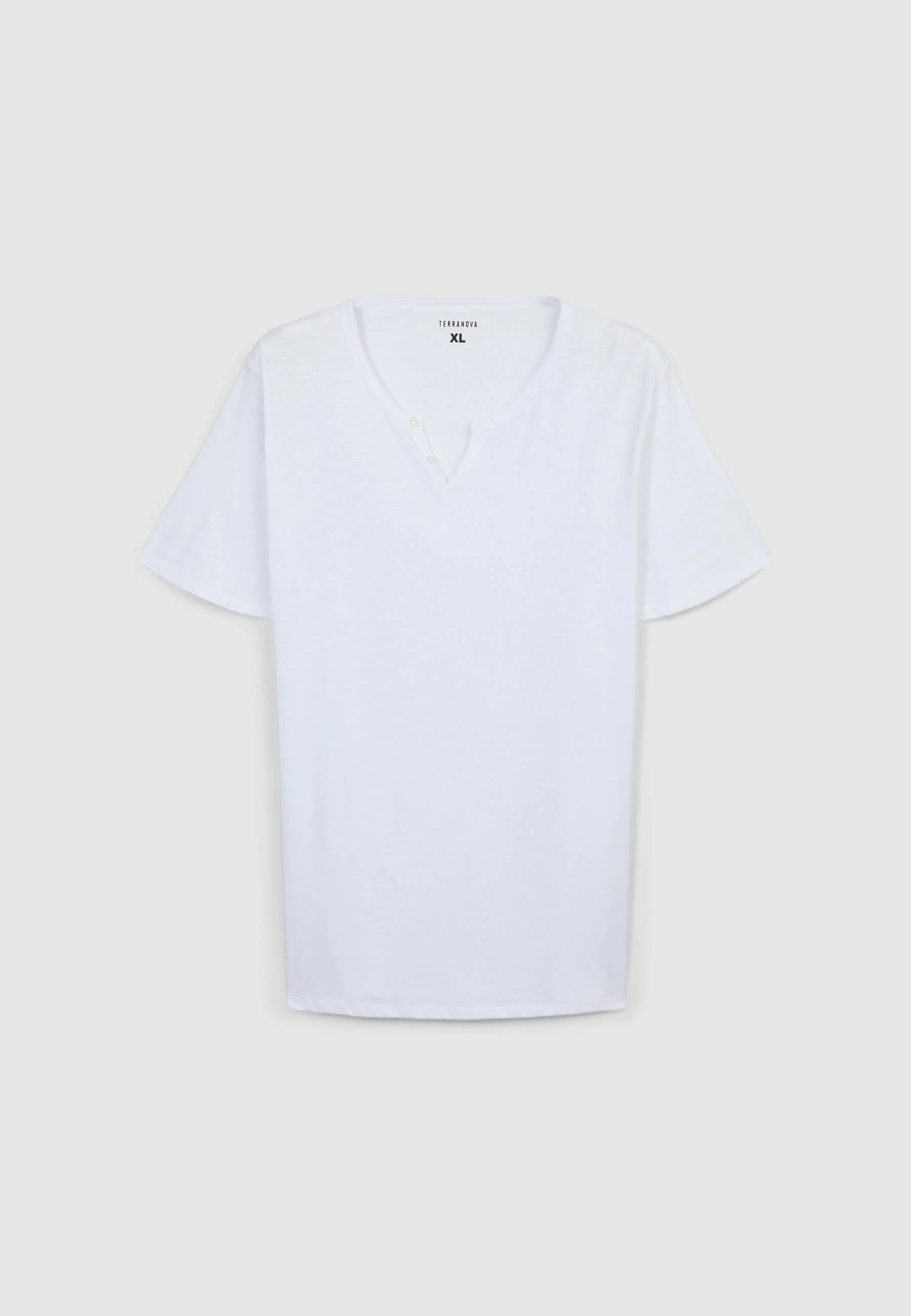 T-shirt serafino tessuto fiammato - Image 4