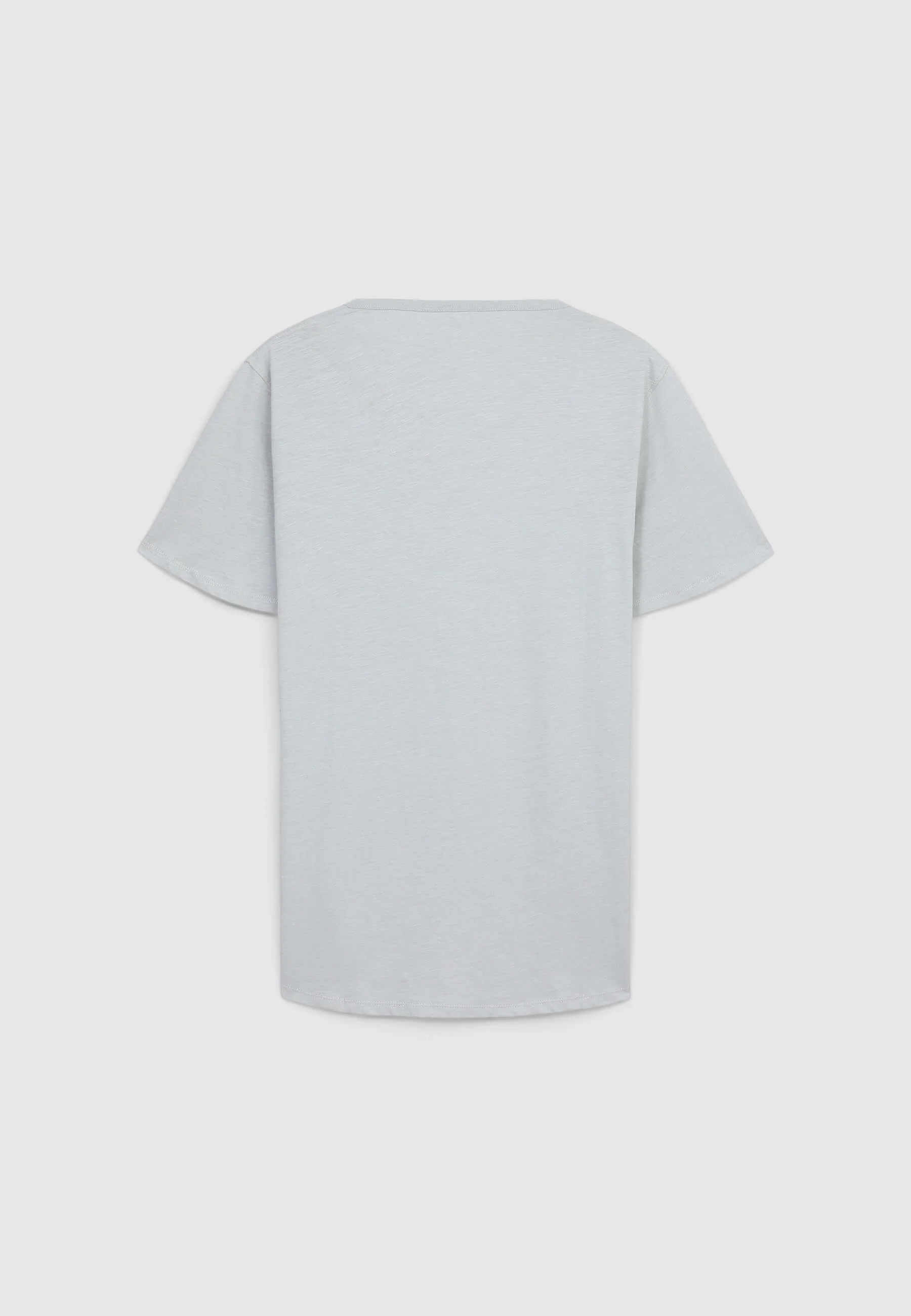 T-shirt serafino tessuto fiammato - Image 6