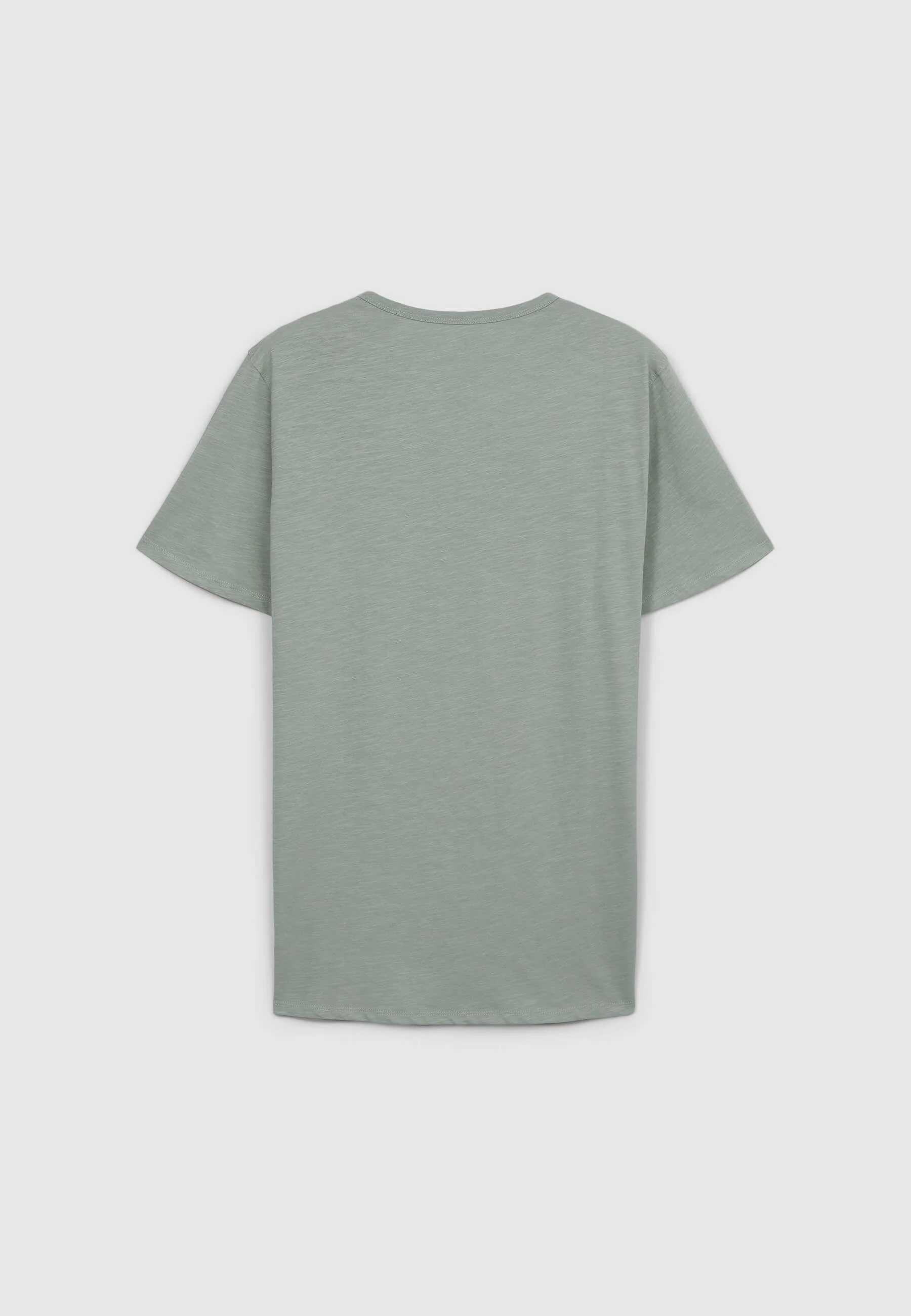 T-shirt serafino tessuto fiammato - Image 4