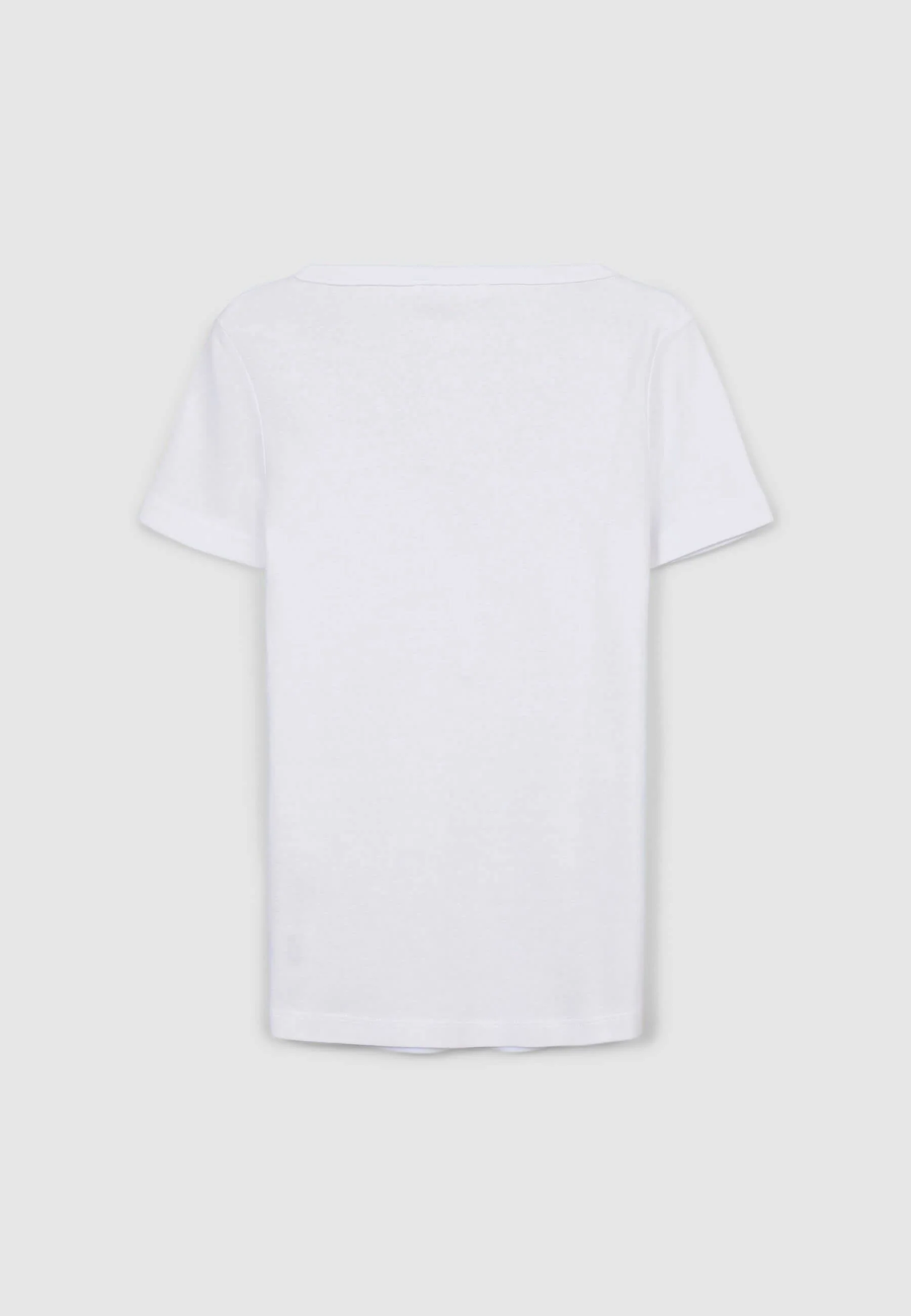 T-shirt serafino tinta unita - Image 6