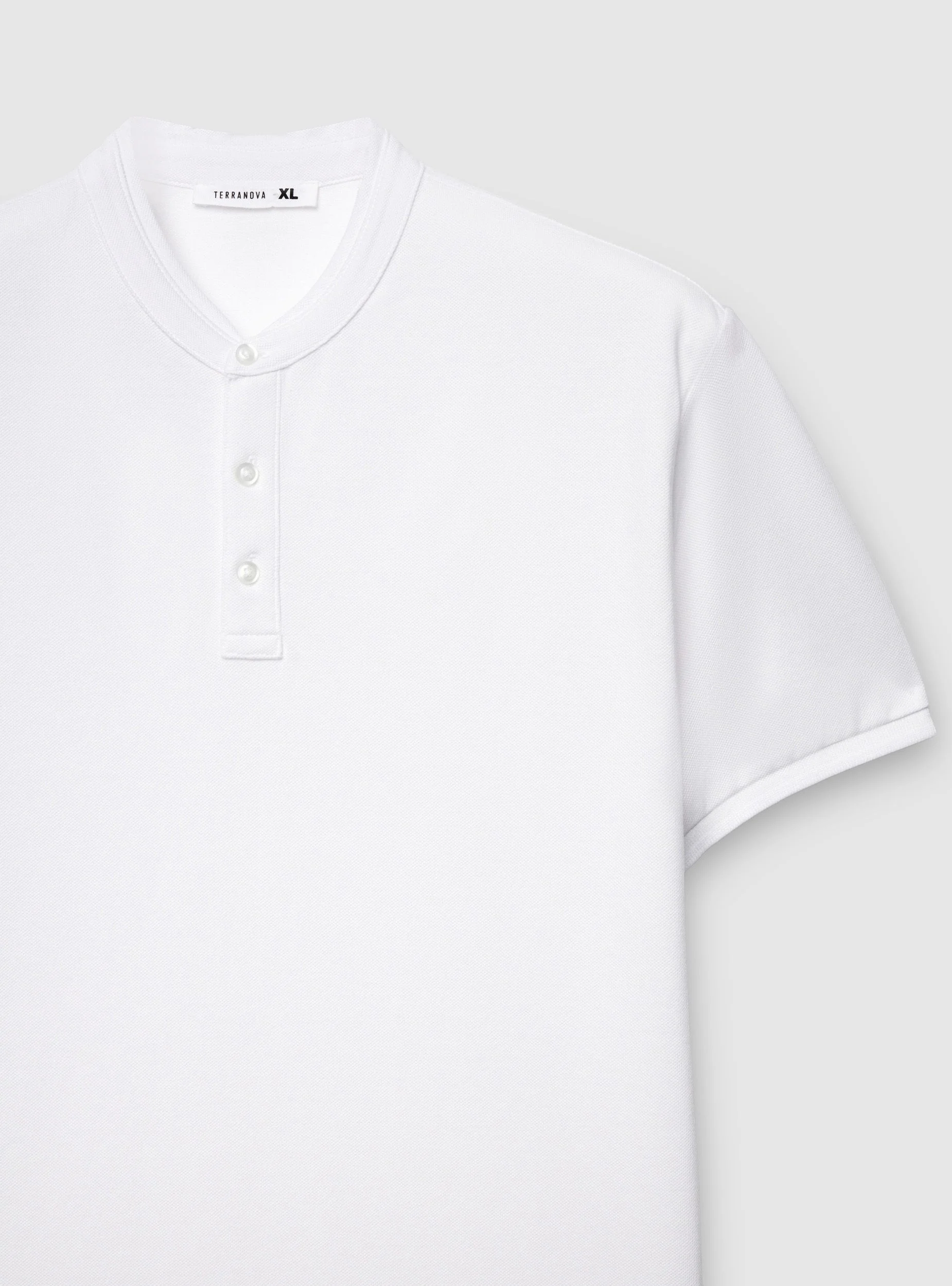 T-shirt serafino tinta unita - Image 5