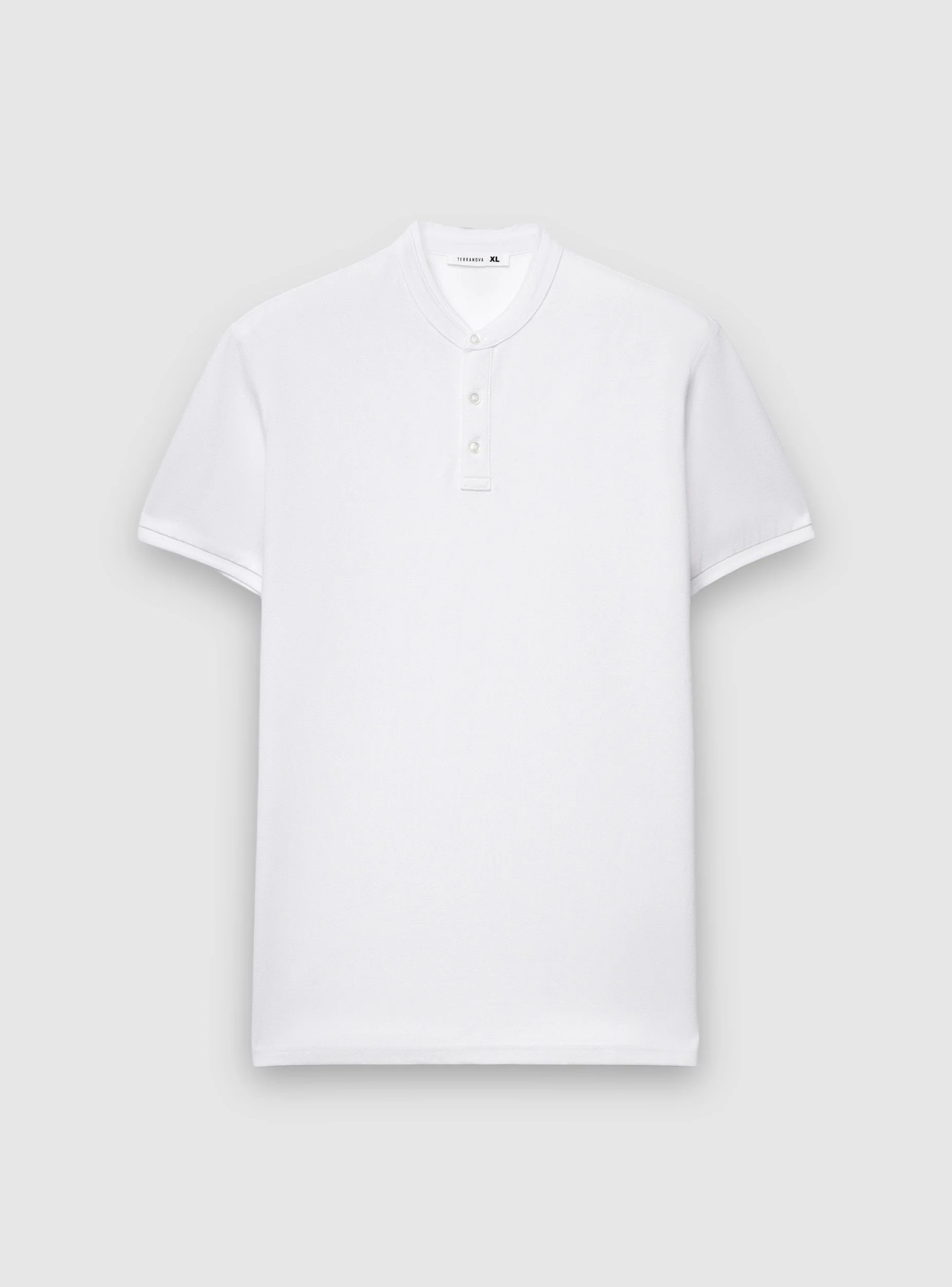 T-shirt serafino tinta unita - Image 6