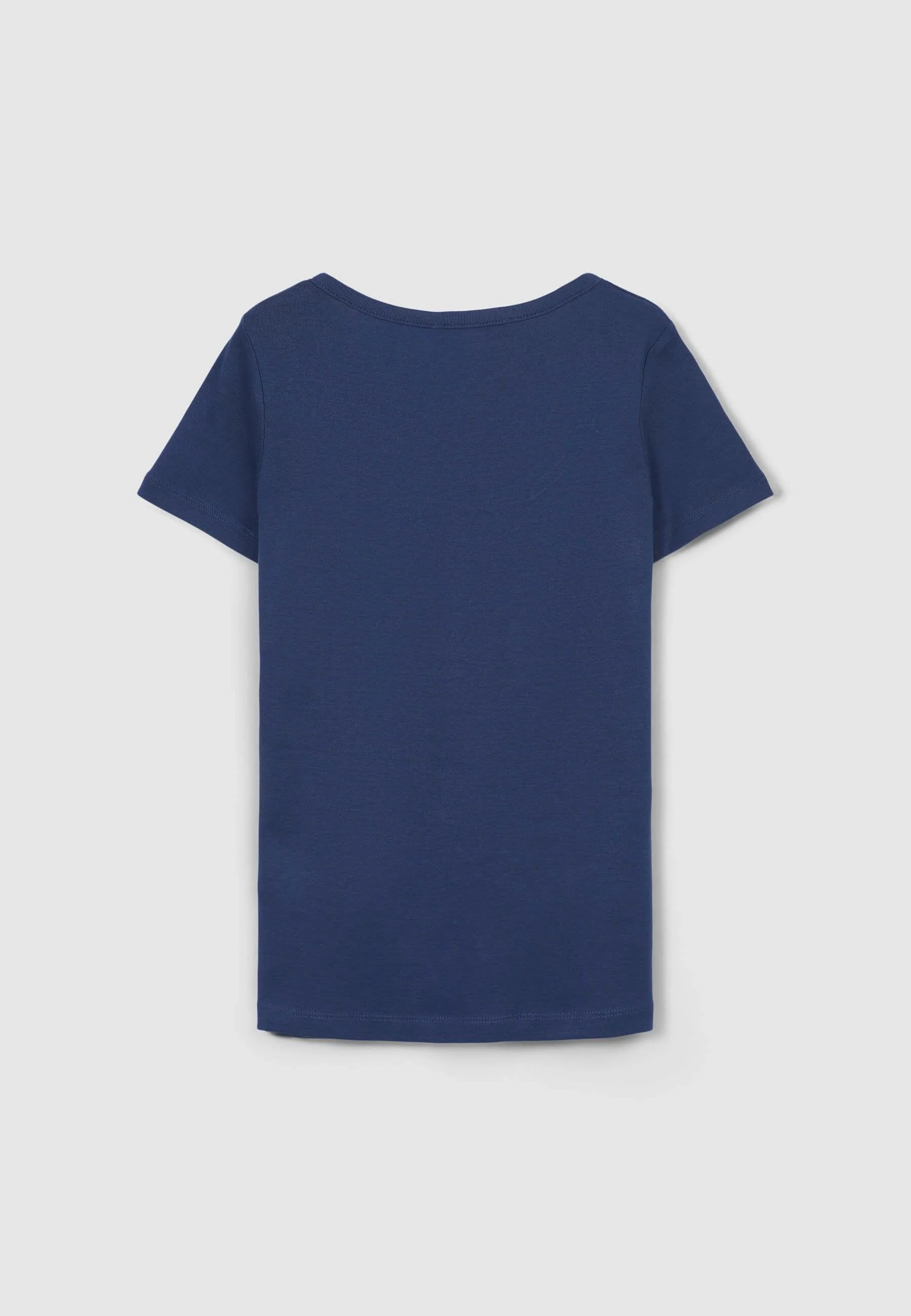 T-shirt serafino tinta unita - Image 4