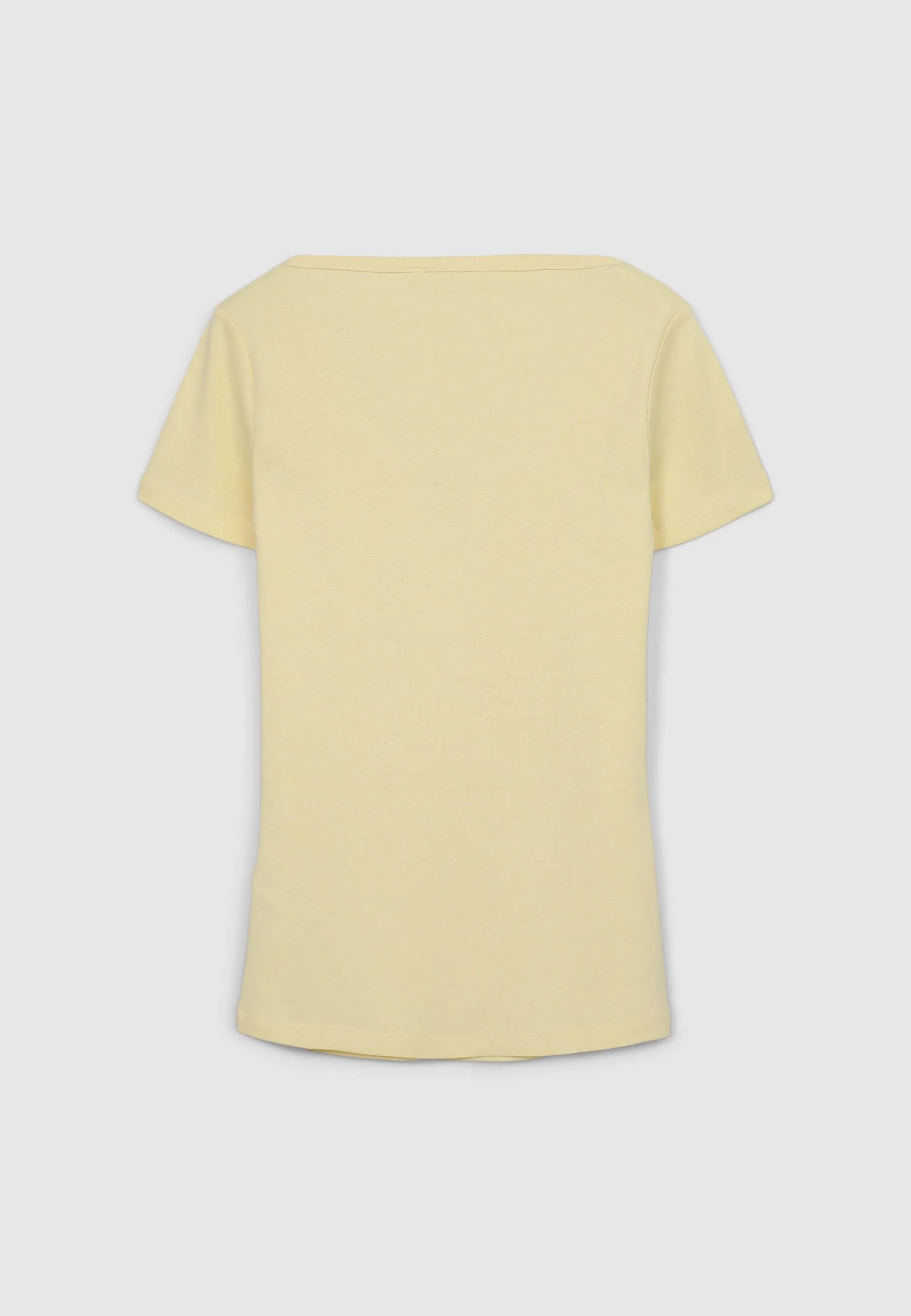T-shirt serafino tinta unita - Image 6