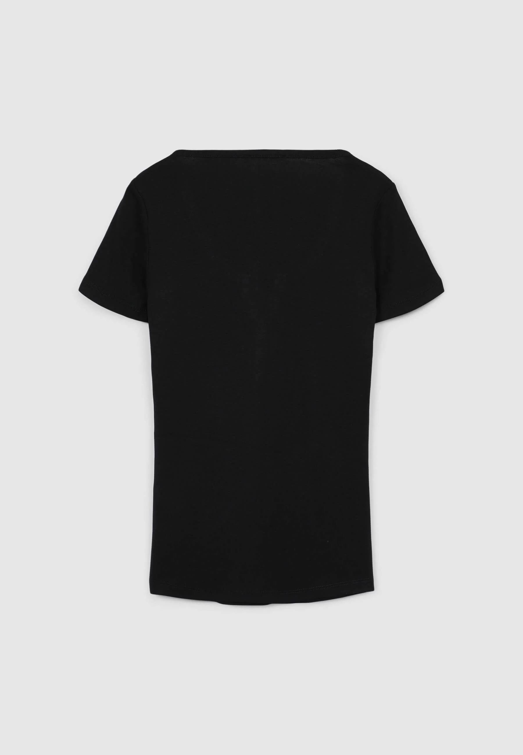 T-shirt serafino tinta unita - Image 6