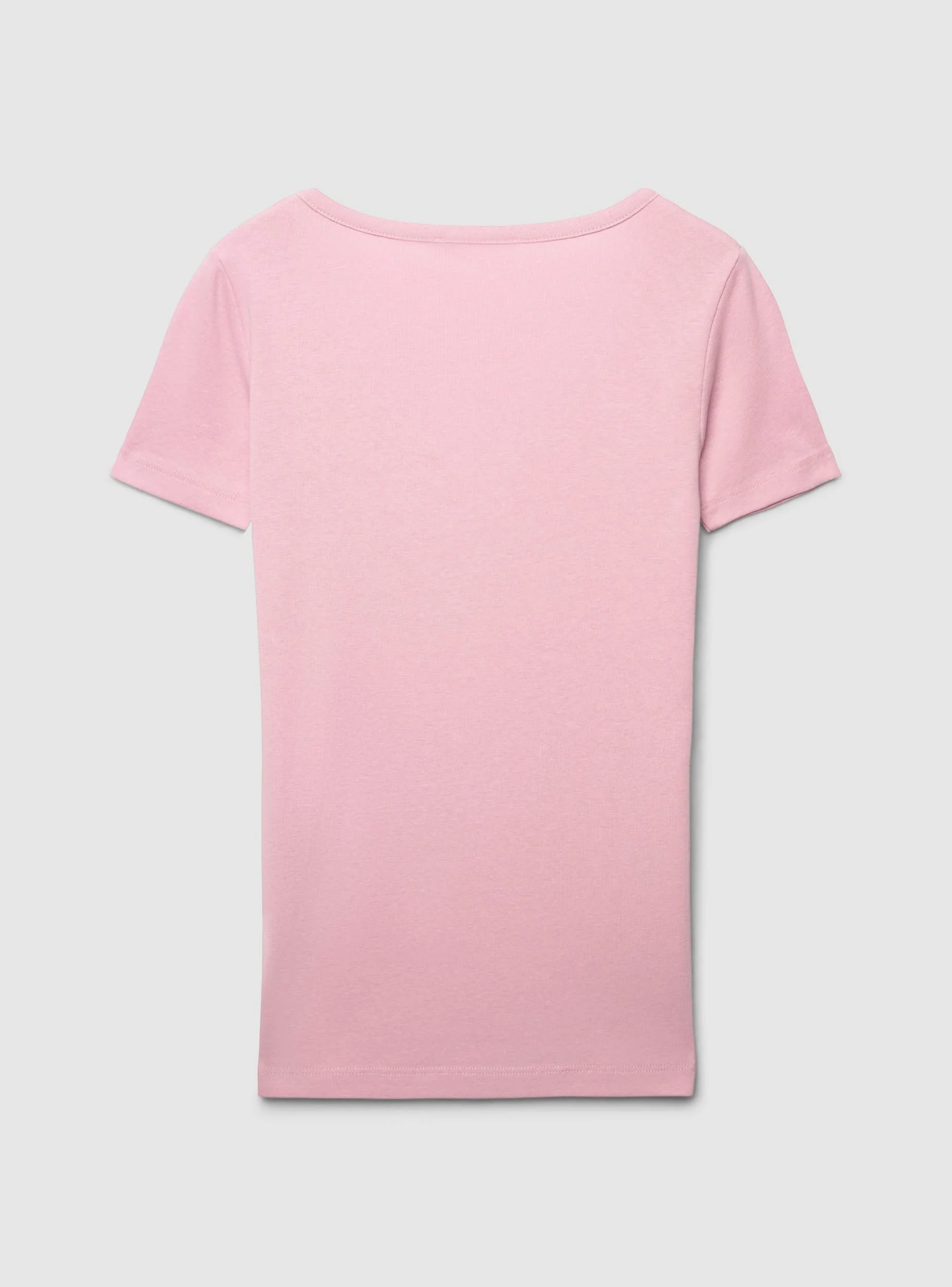 T-shirt serafino tinta unita - Image 6