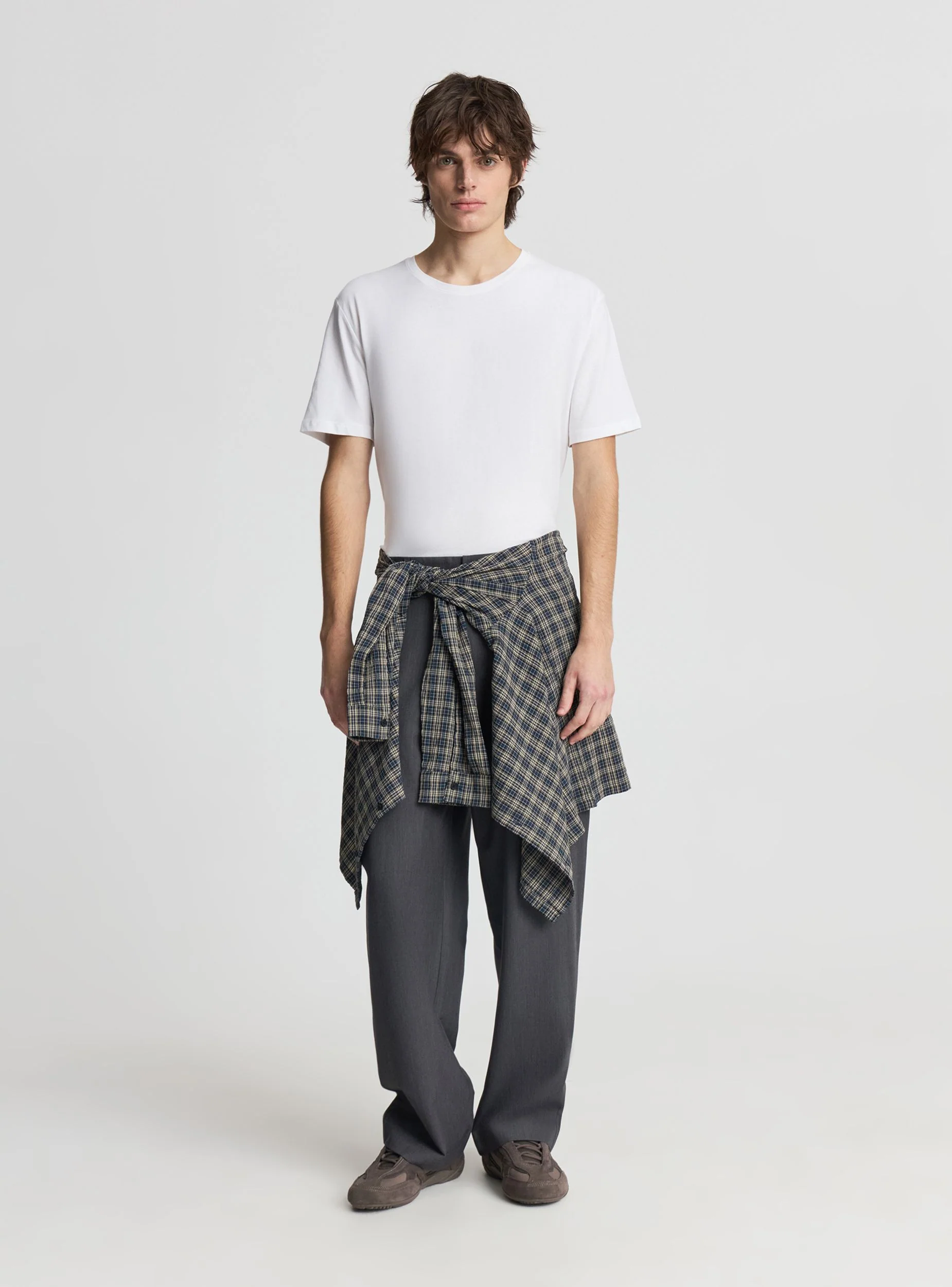 T-shirt slim fit a tinta unita - Image 4