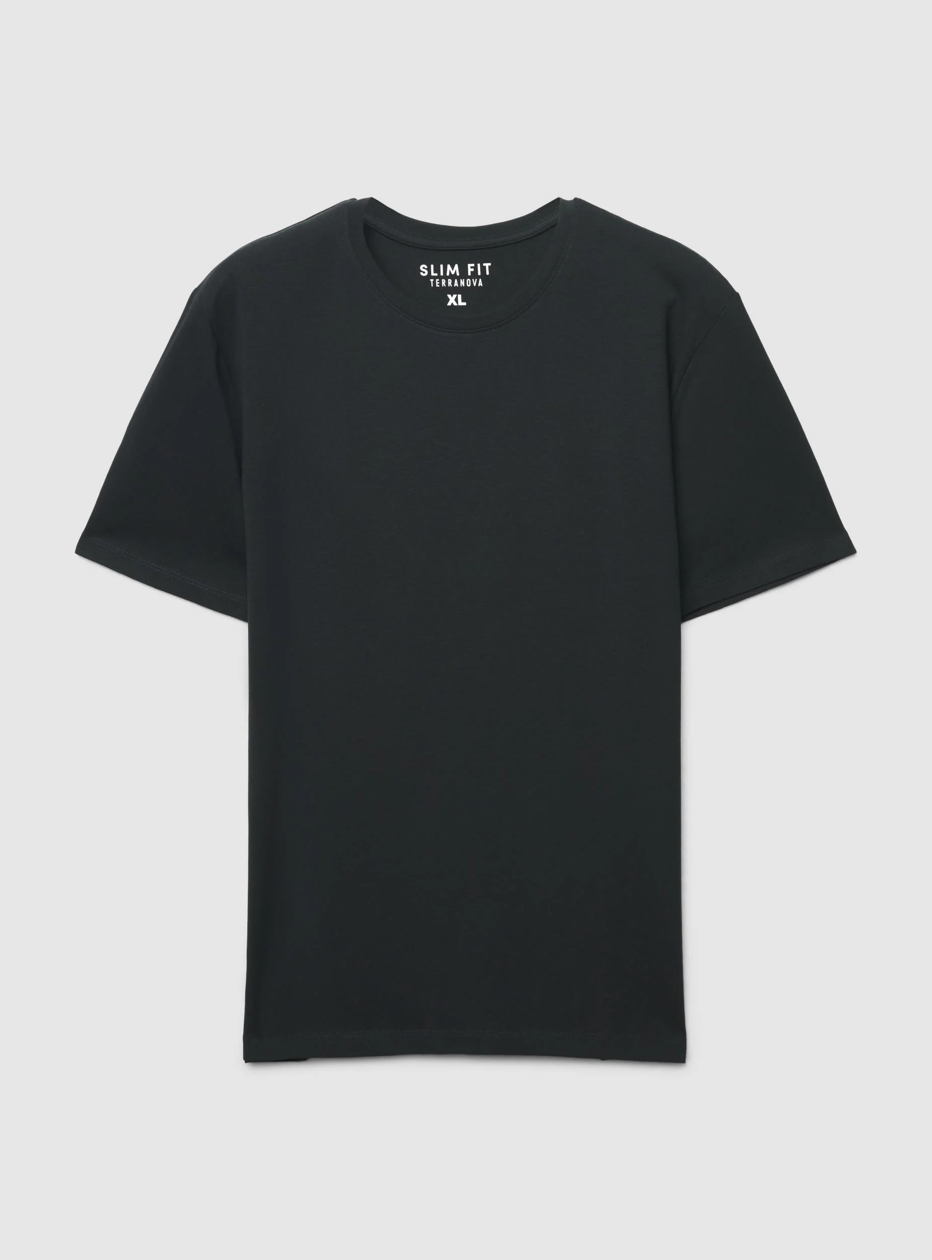 T-shirt slim fit a tinta unita - Image 2