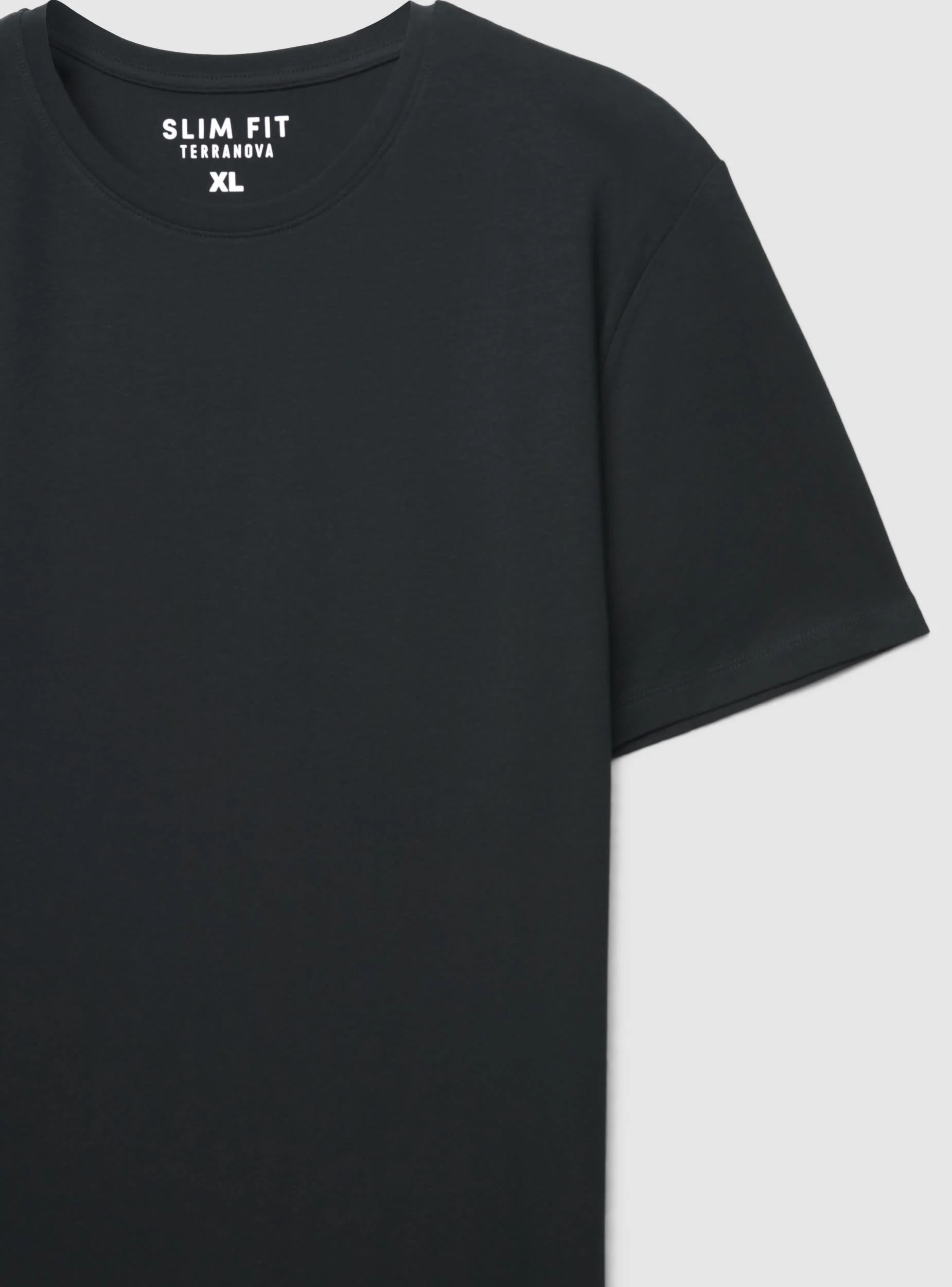 T-shirt slim fit a tinta unita - Image 3