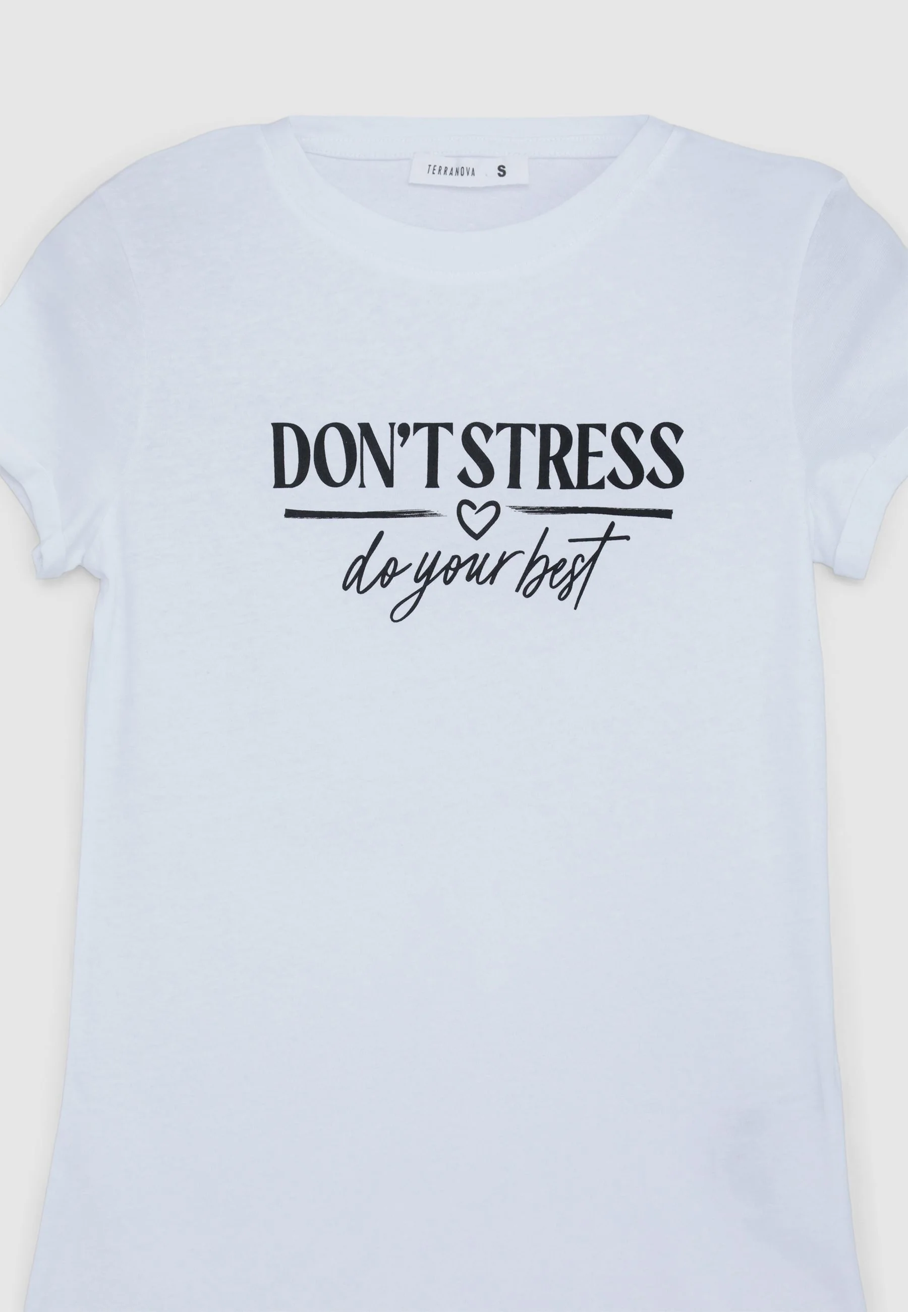 T-shirt slim fit con scritta - Image 4