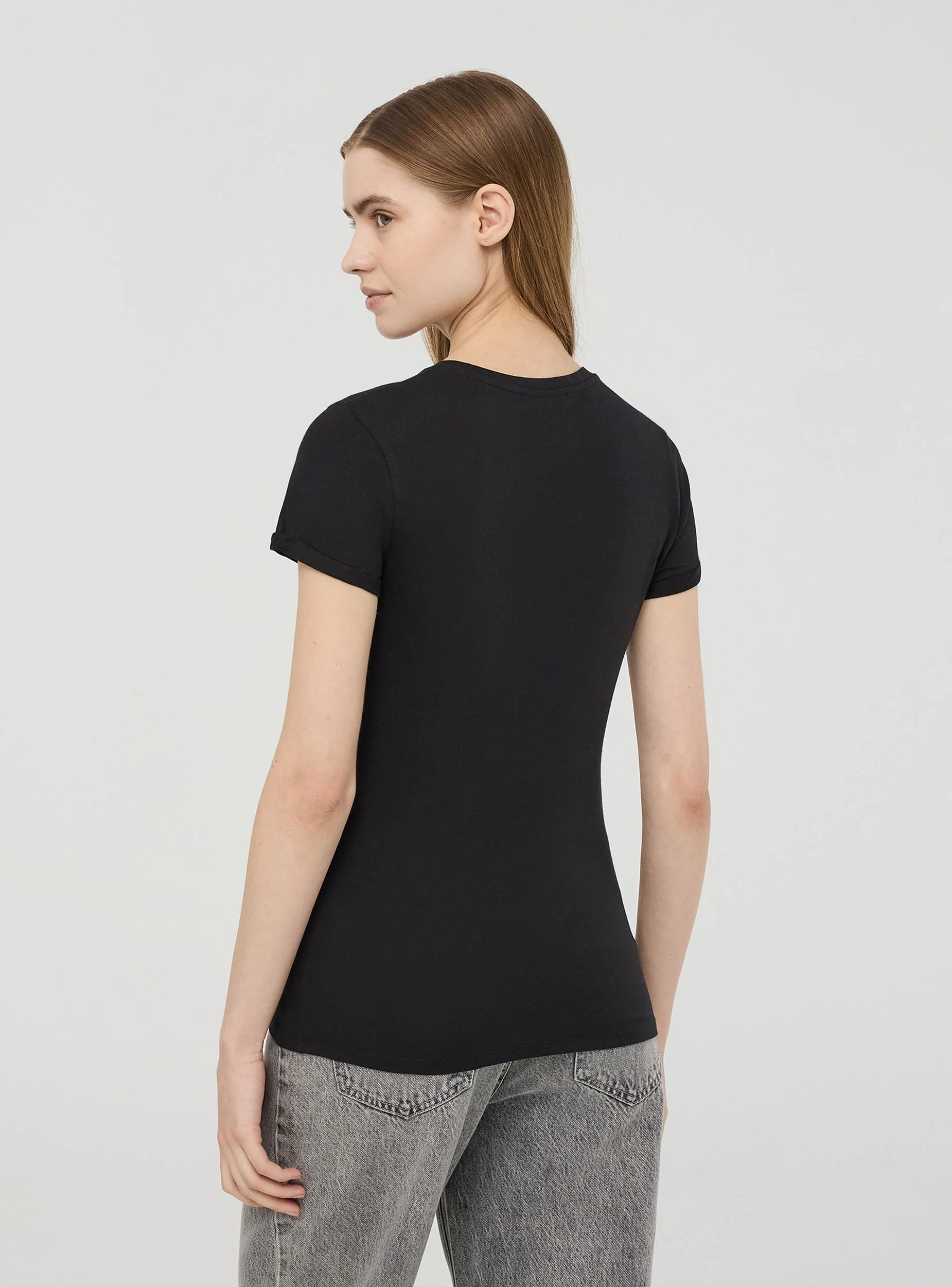 T-shirt slim fit con stampa graffiti - Image 3